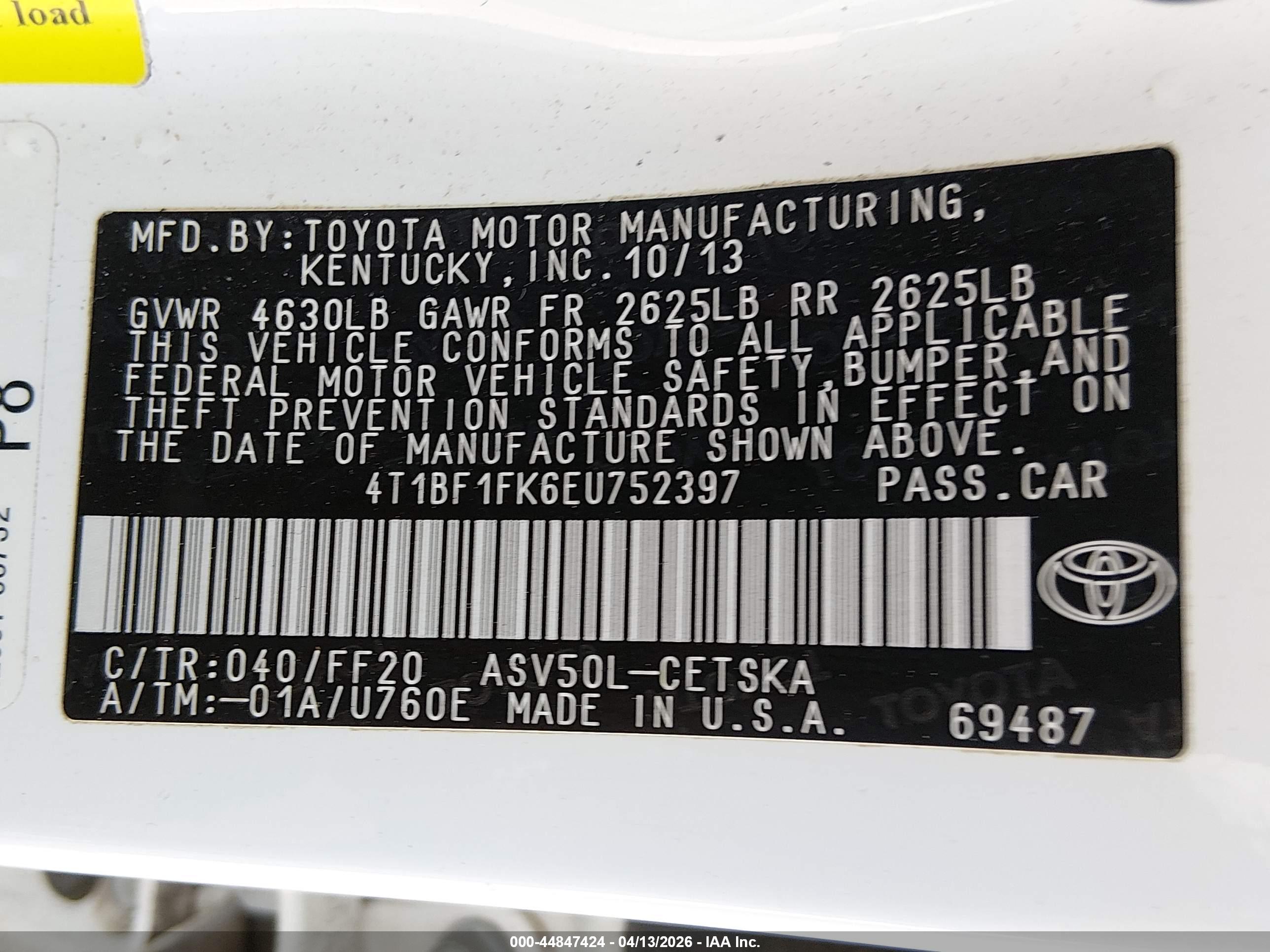 TOYOTA CAMRY image 9