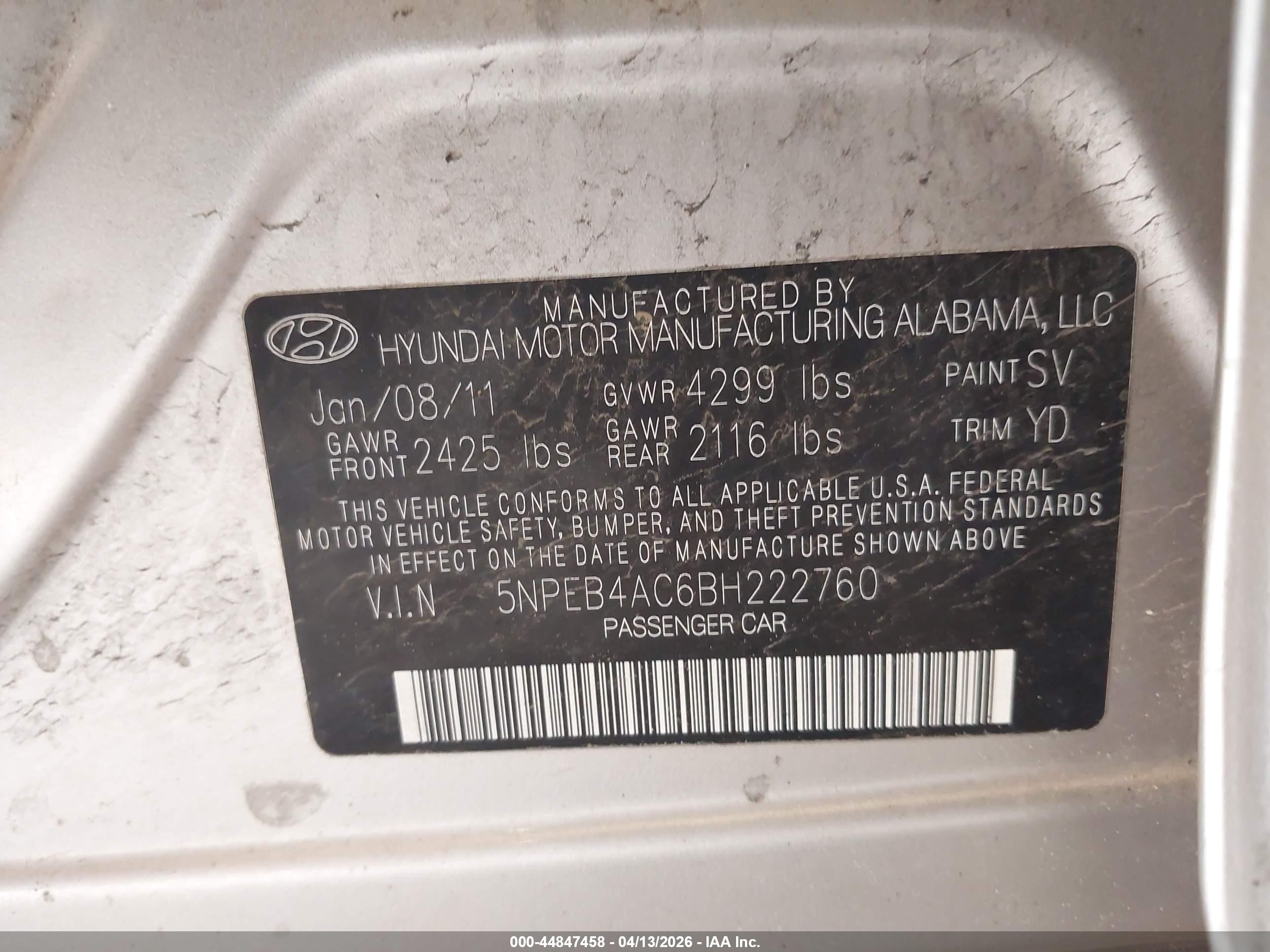 HYUNDAI SONATA image 9