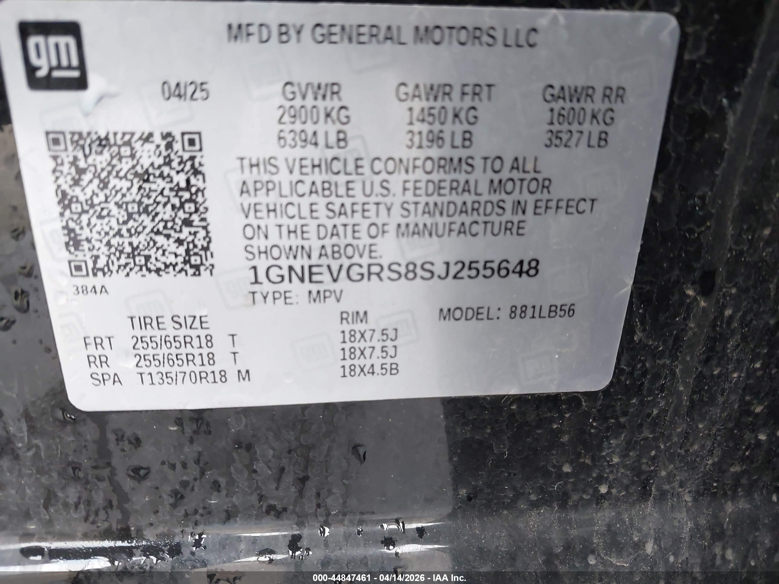 CHEVROLET TRAVERSE image 9