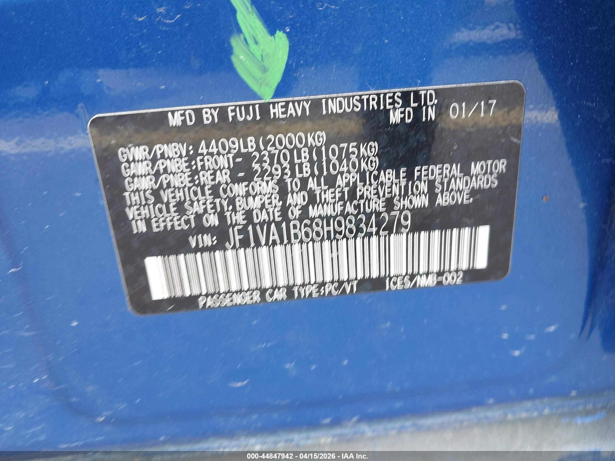 SUBARU WRX image 9