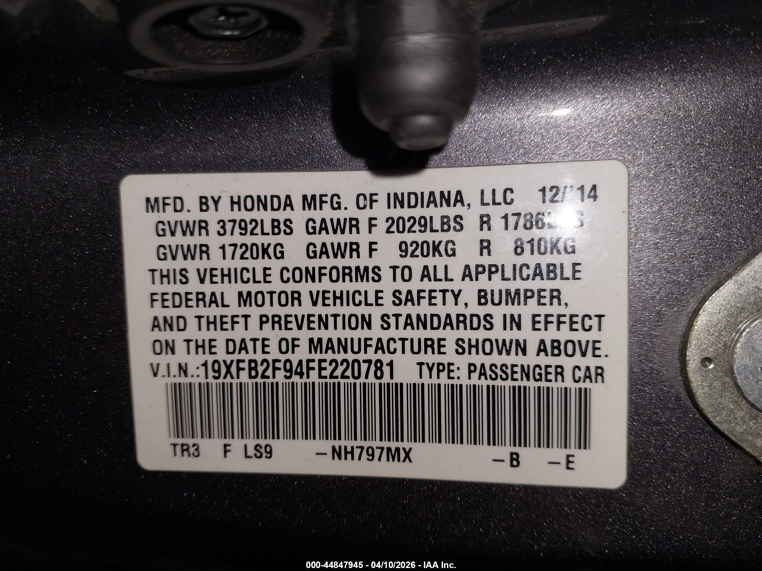 HONDA CIVIC image 9