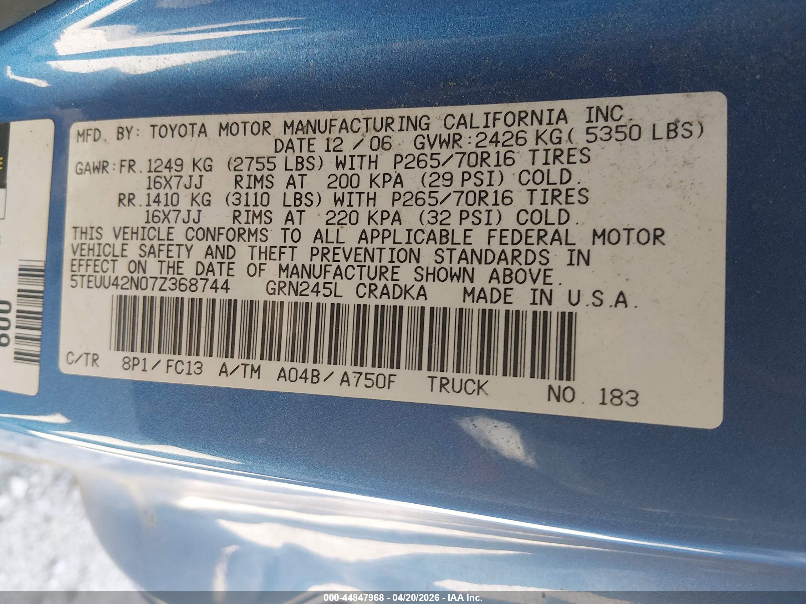 TOYOTA TACOMA image 9