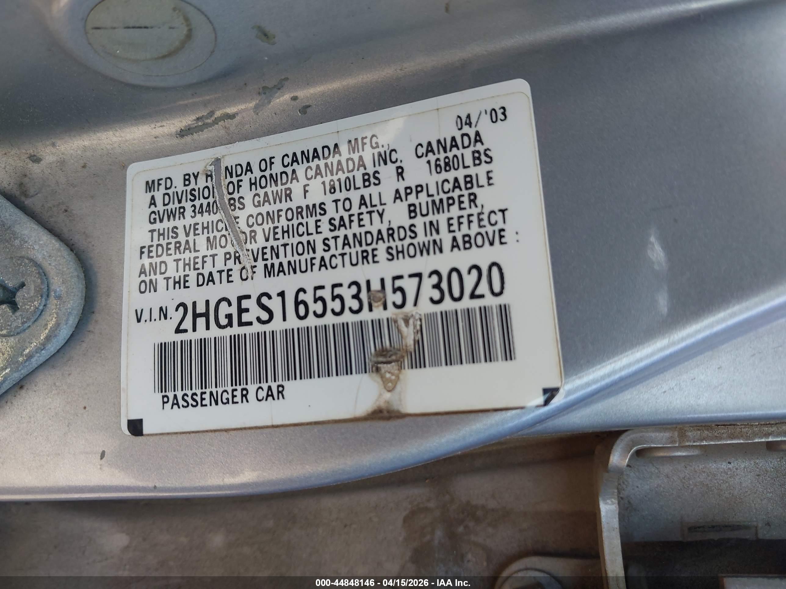 HONDA CIVIC image 9