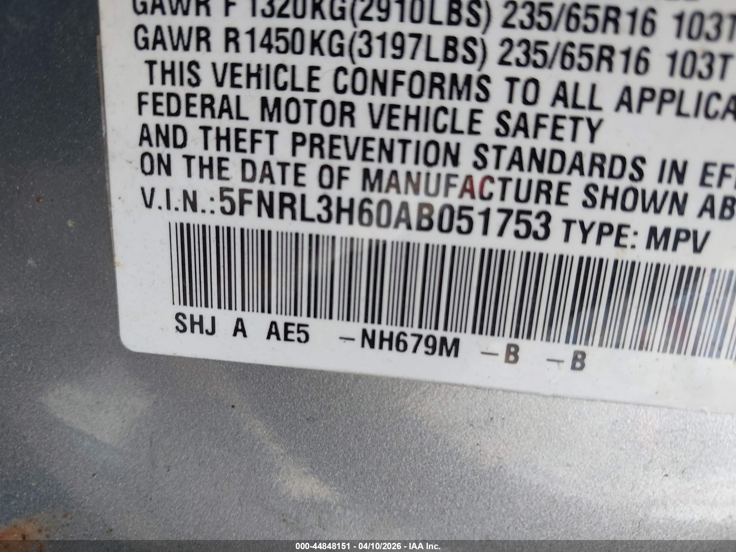 HONDA ODYSSEY image 9