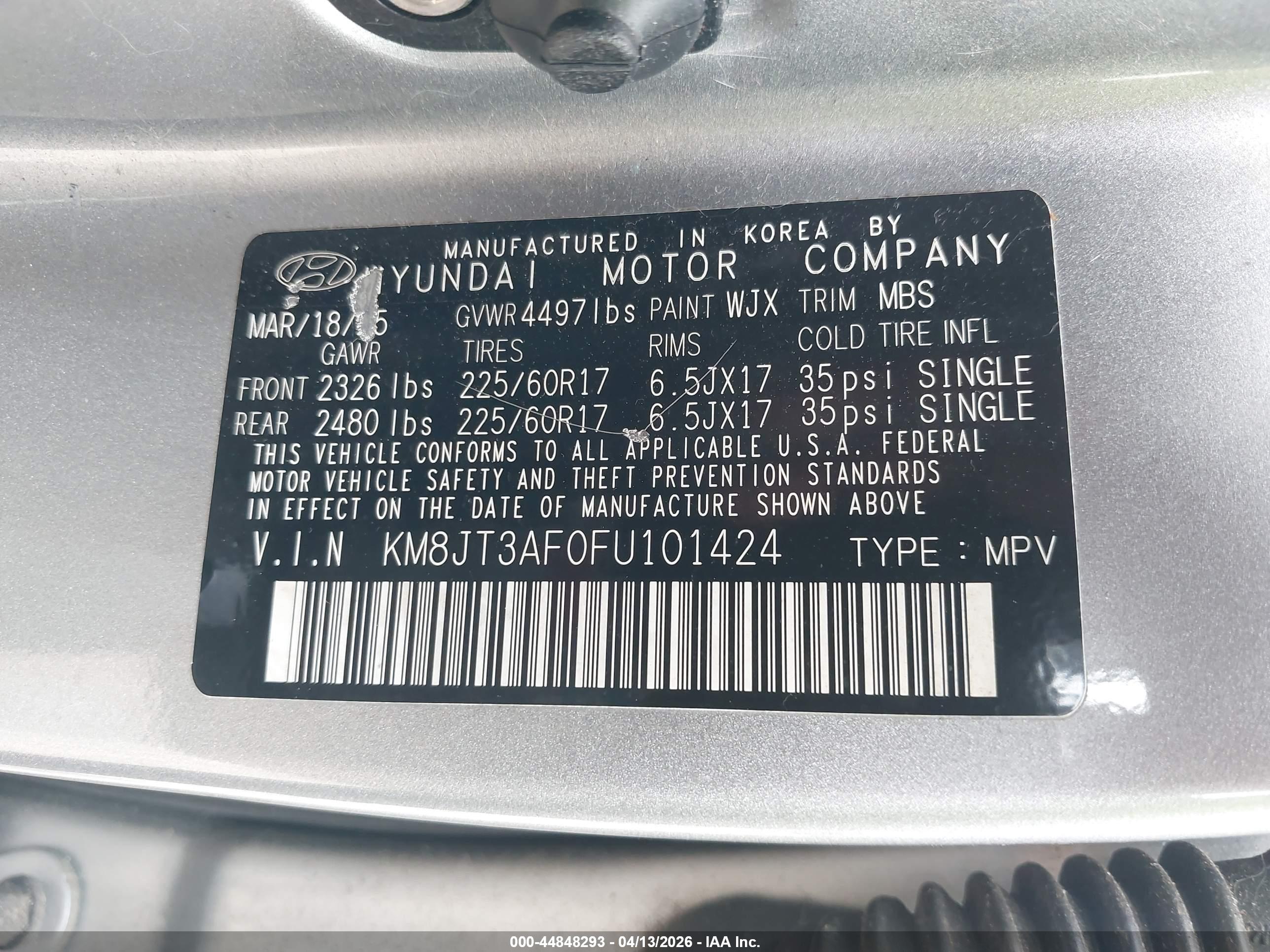 HYUNDAI TUCSON image 9