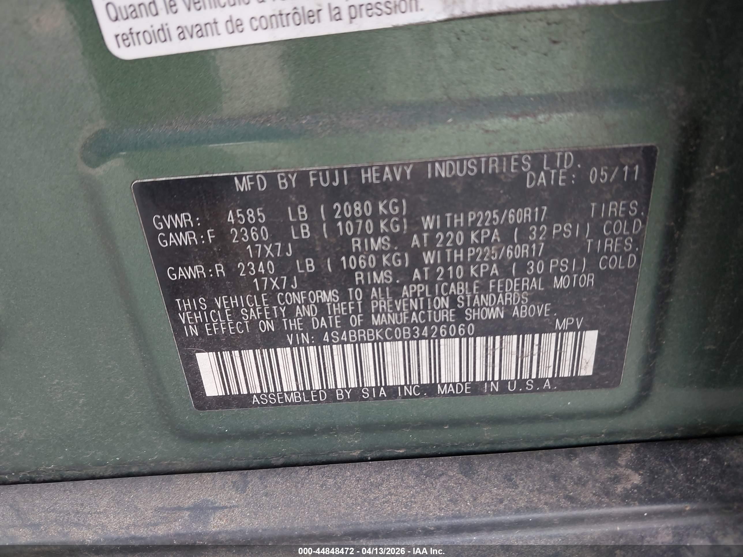 SUBARU OUTBACK image 9