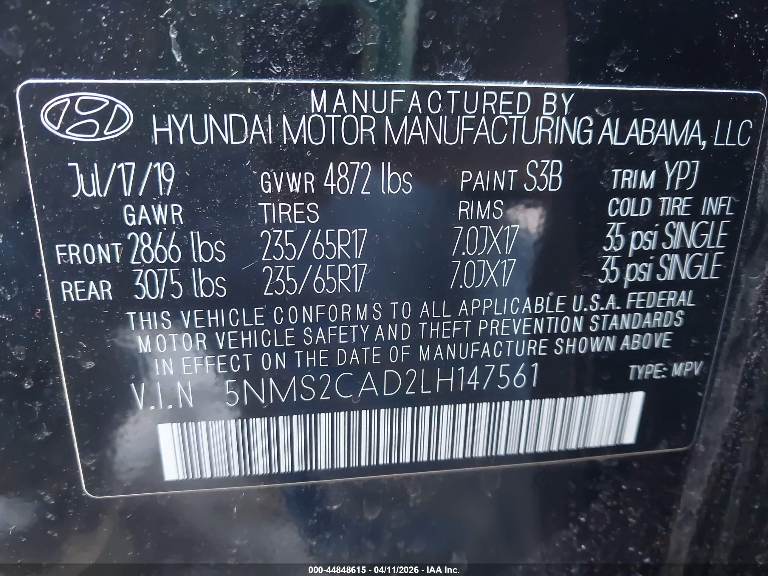 HYUNDAI SANTA image 9