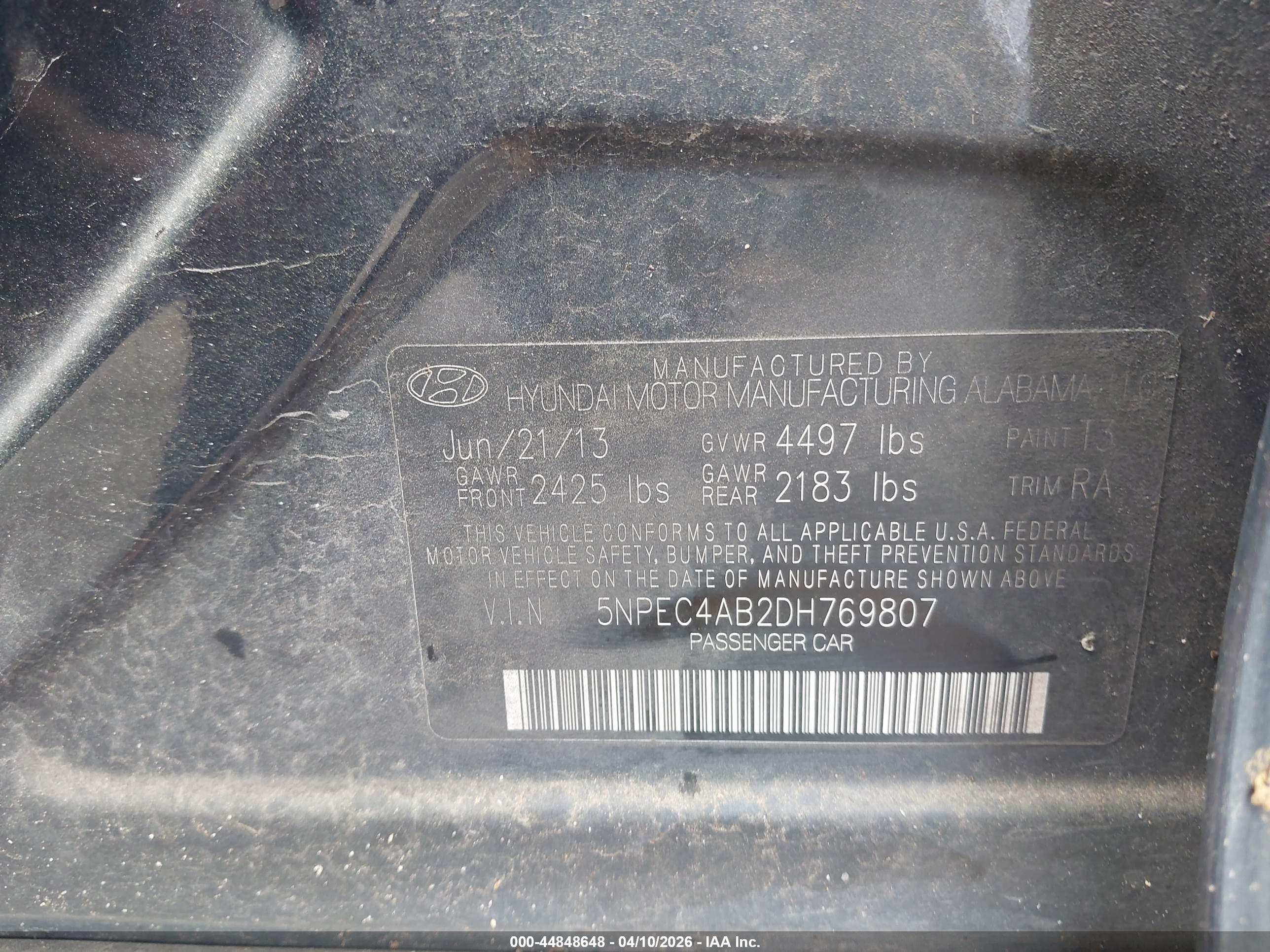 HYUNDAI SONATA image 9