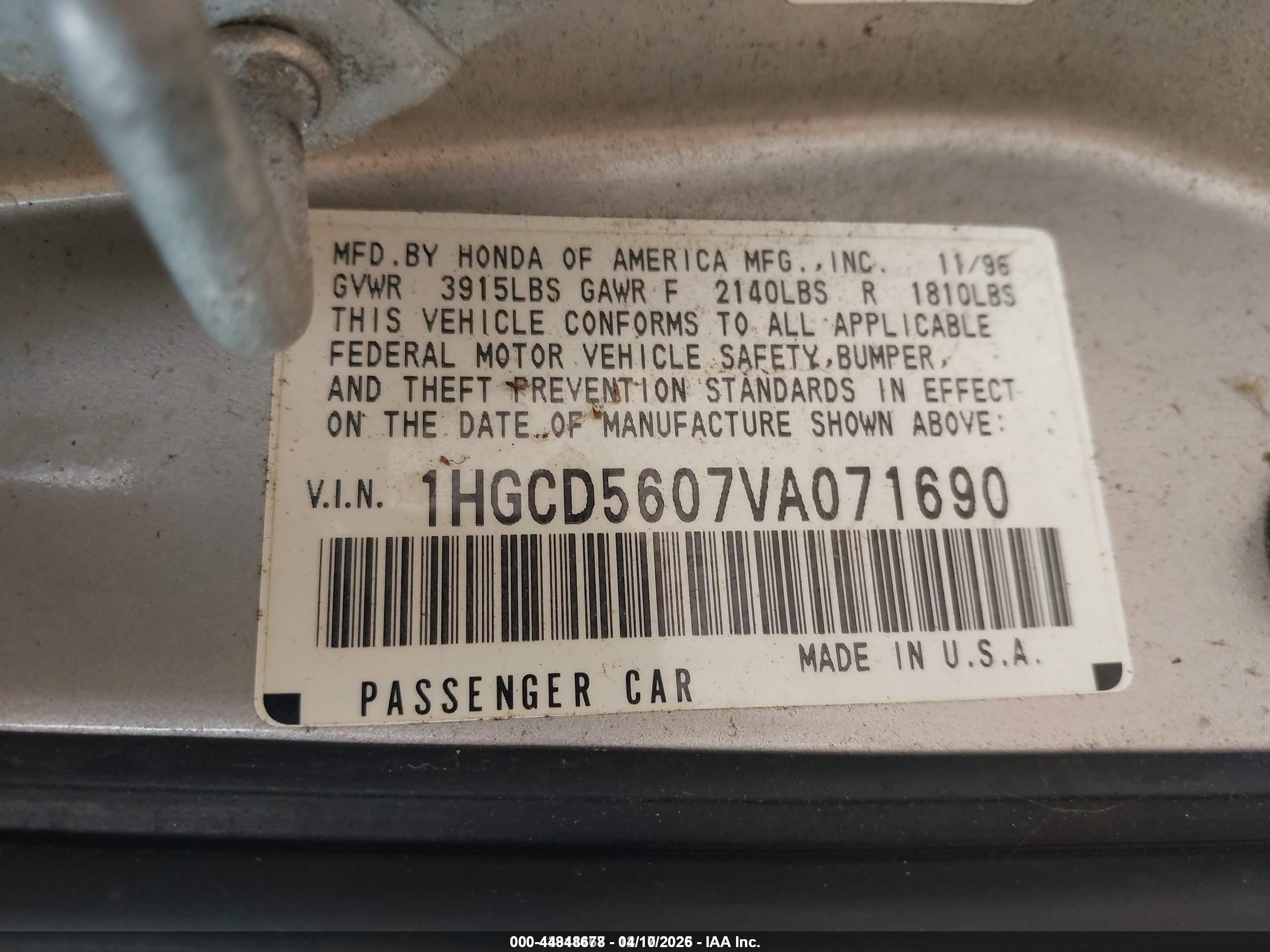 HONDA ACCORD image 9