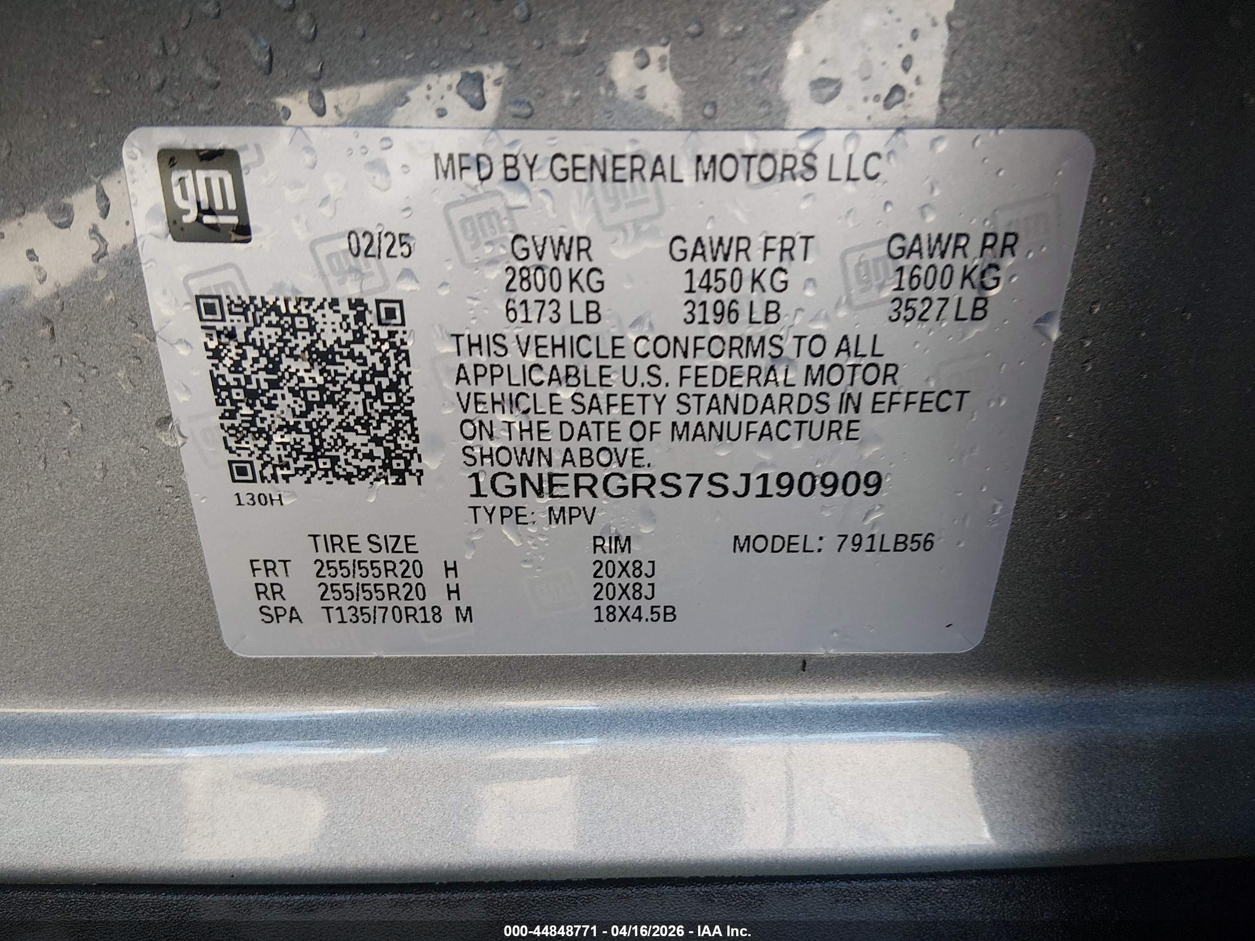 CHEVROLET TRAVERSE image 9