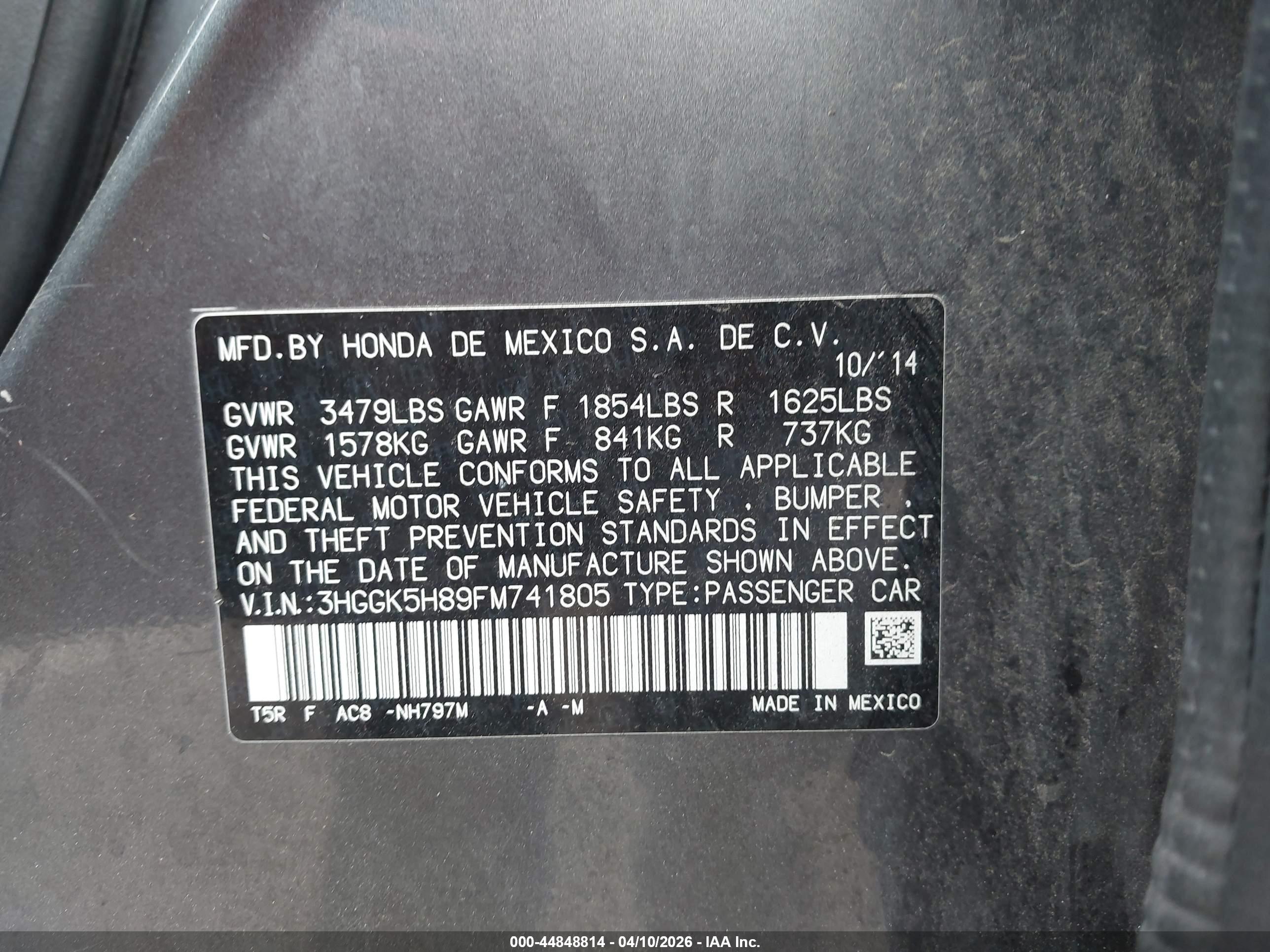 HONDA FIT image 9