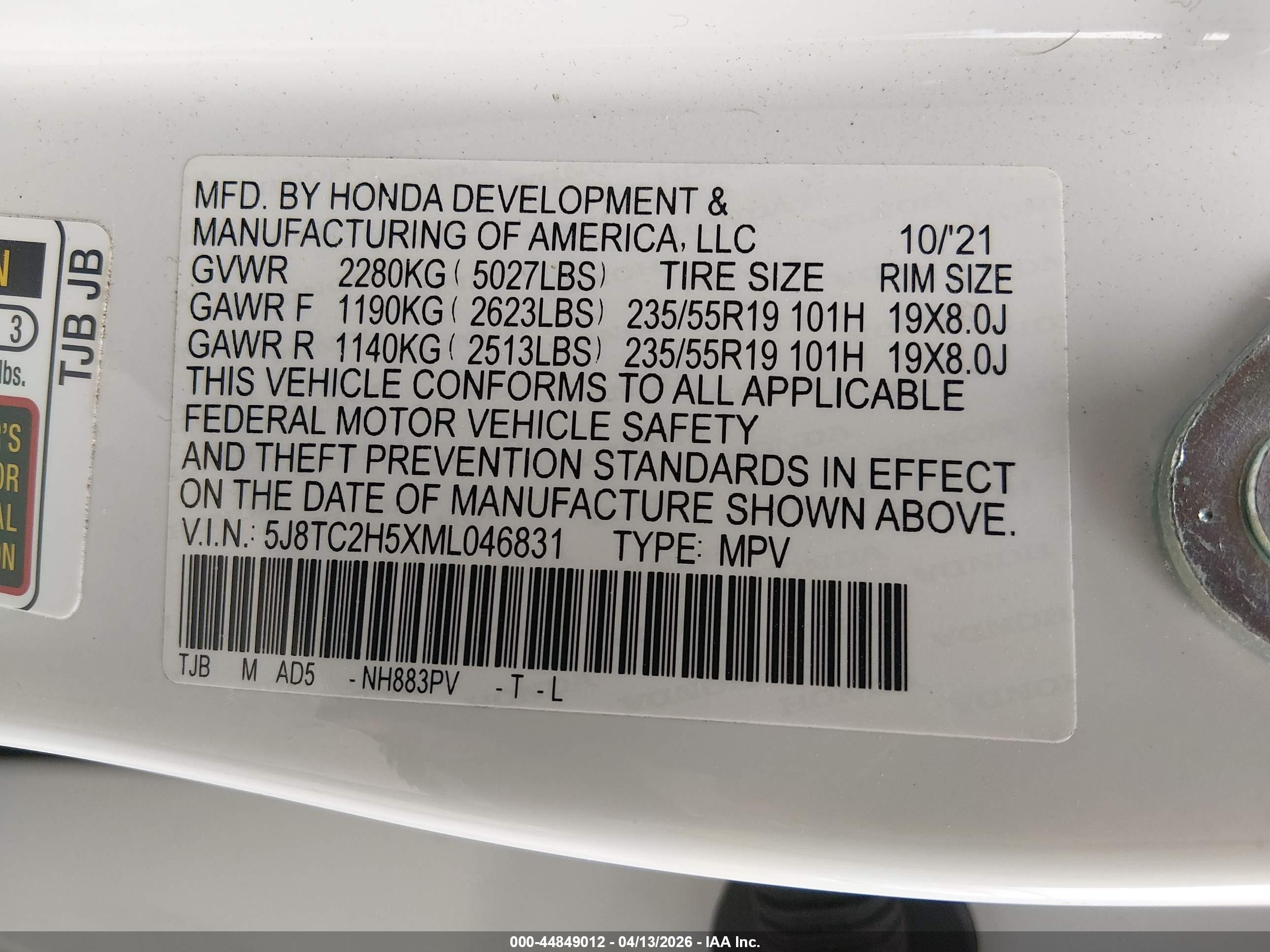 ACURA RDX image 9