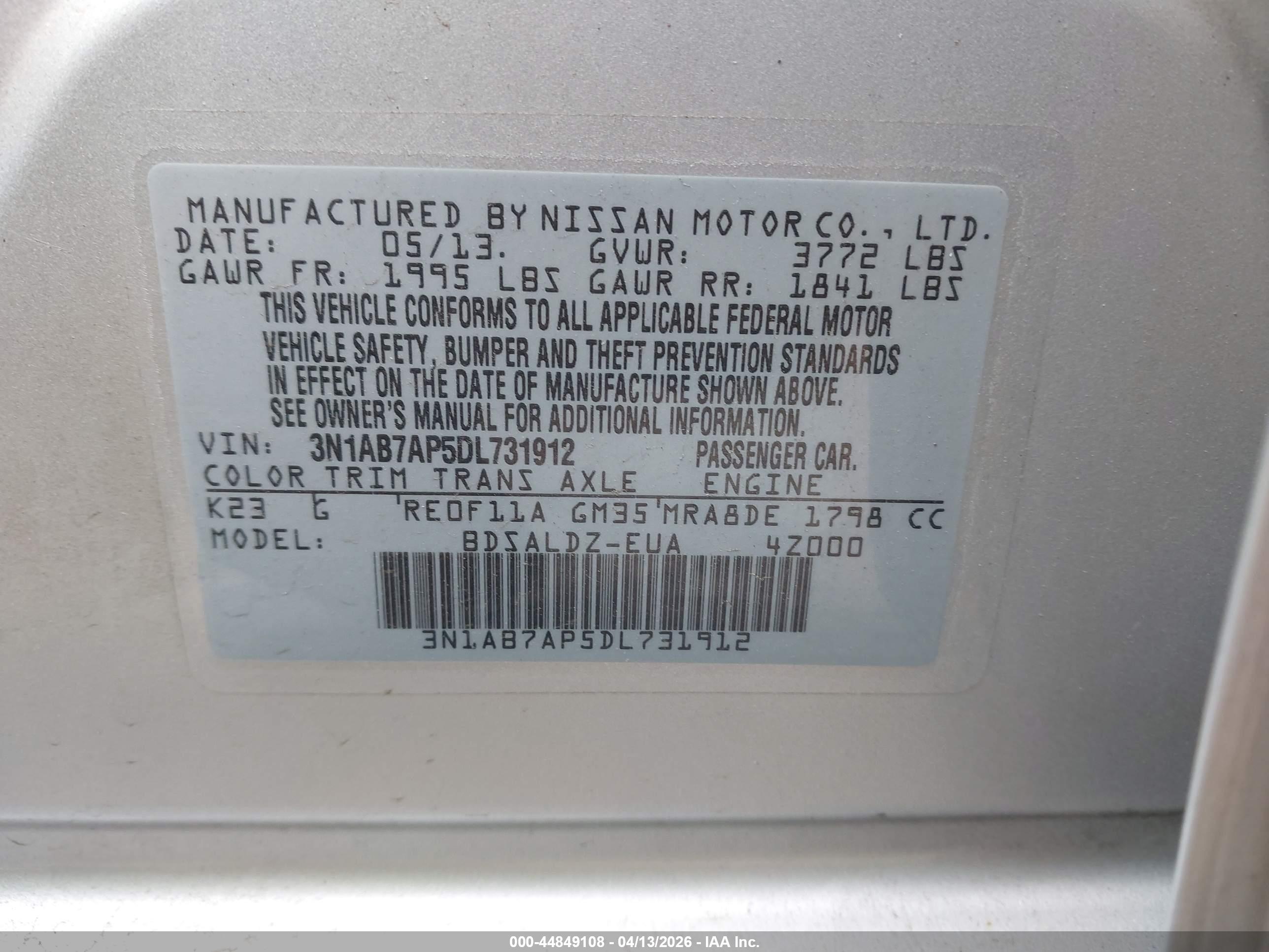 NISSAN SENTRA image 9