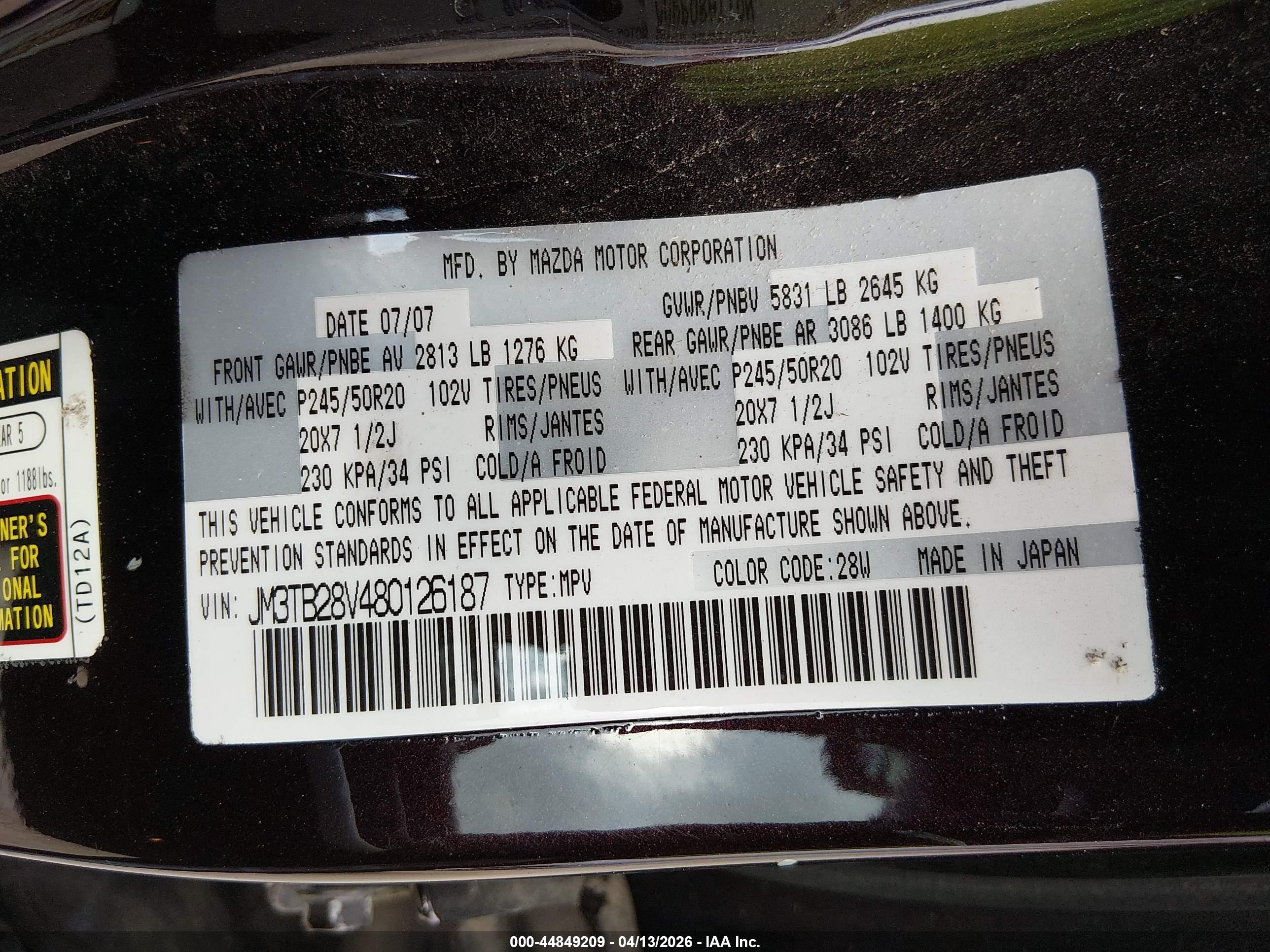 MAZDA CX-9 image 9
