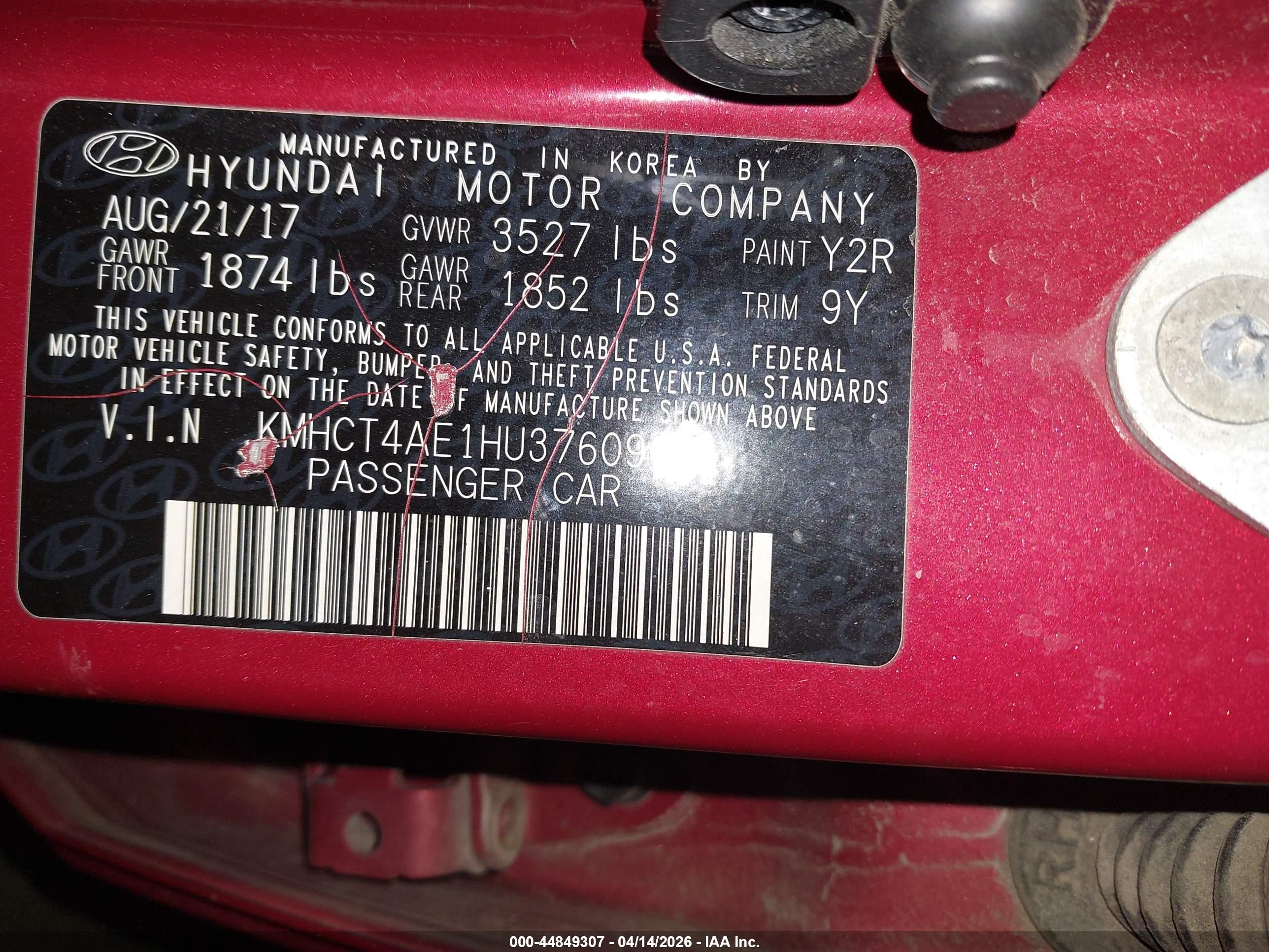 HYUNDAI ACCENT image 9
