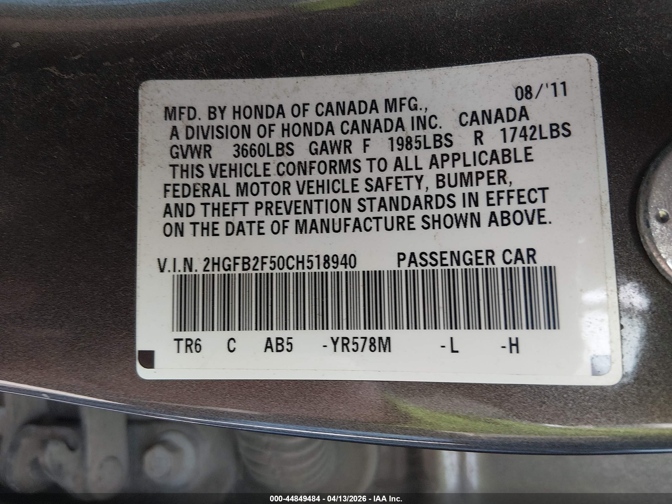HONDA CIVIC image 9