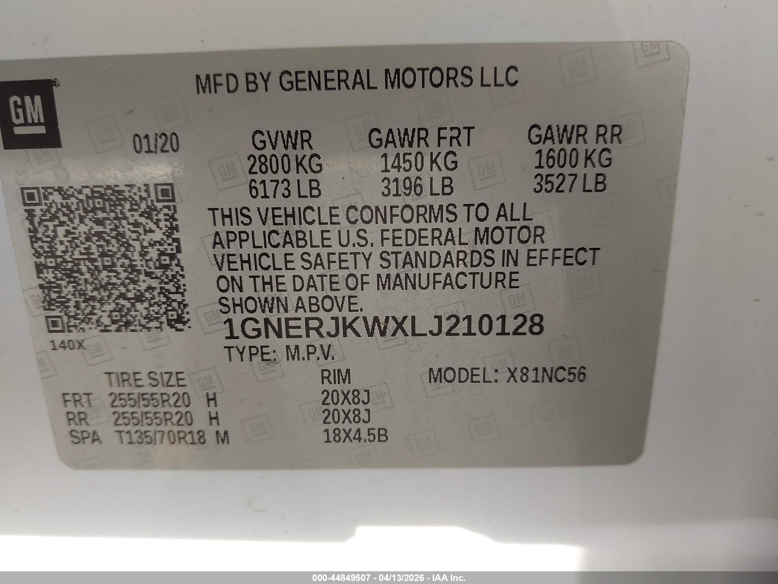 CHEVROLET TRAVERSE image 9