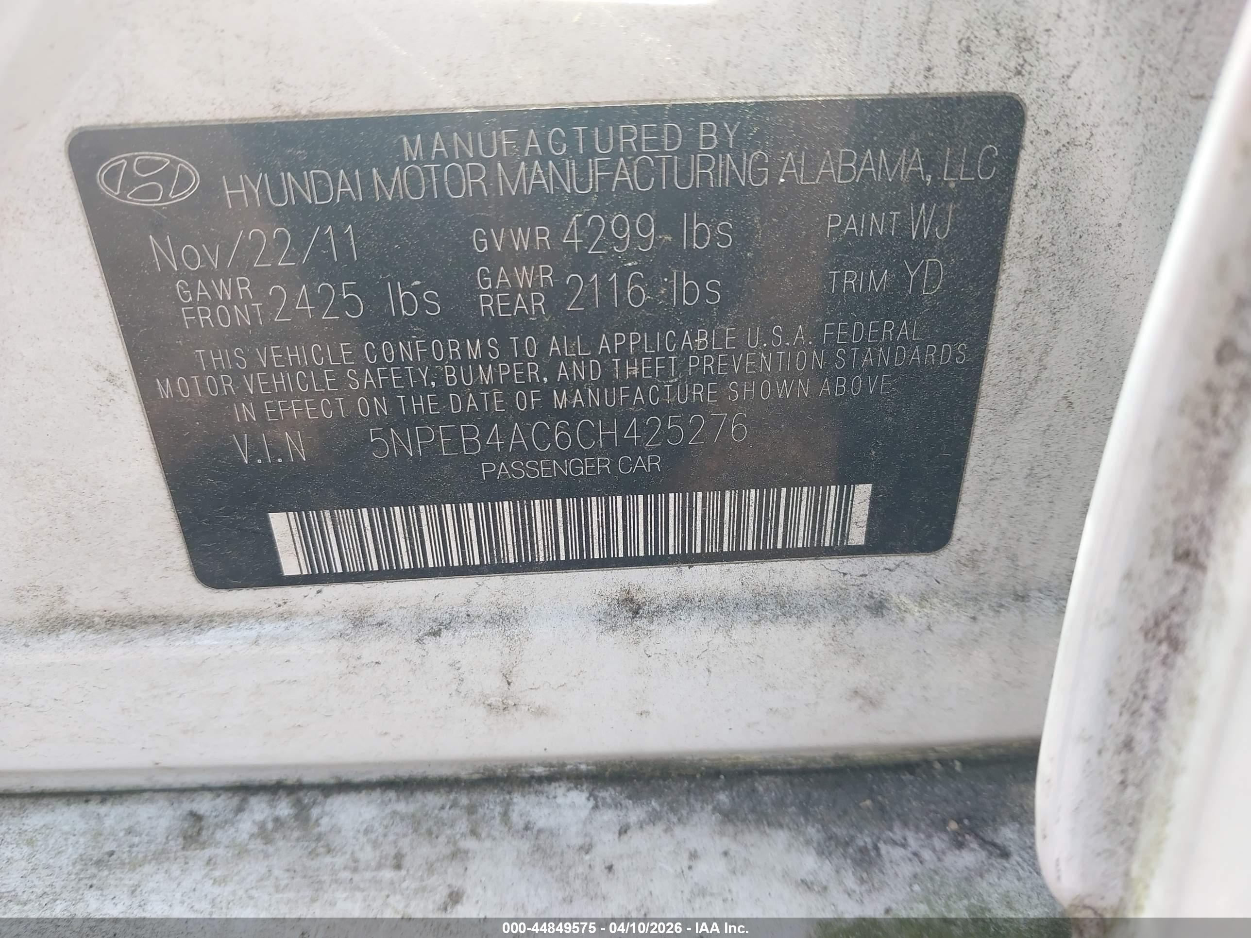 HYUNDAI SONATA image 9