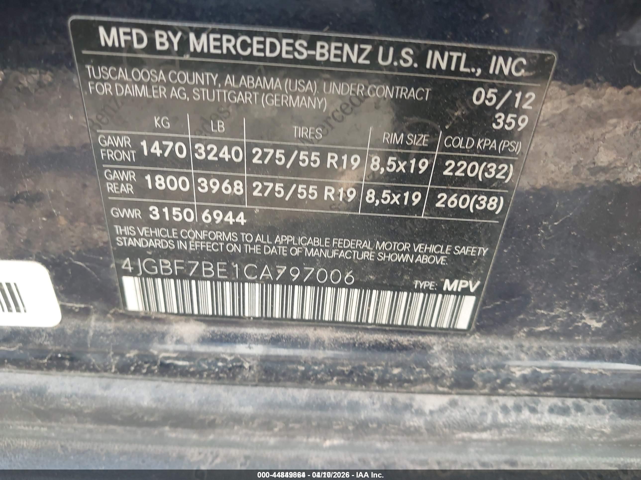 MERCEDES-BENZ GL image 9