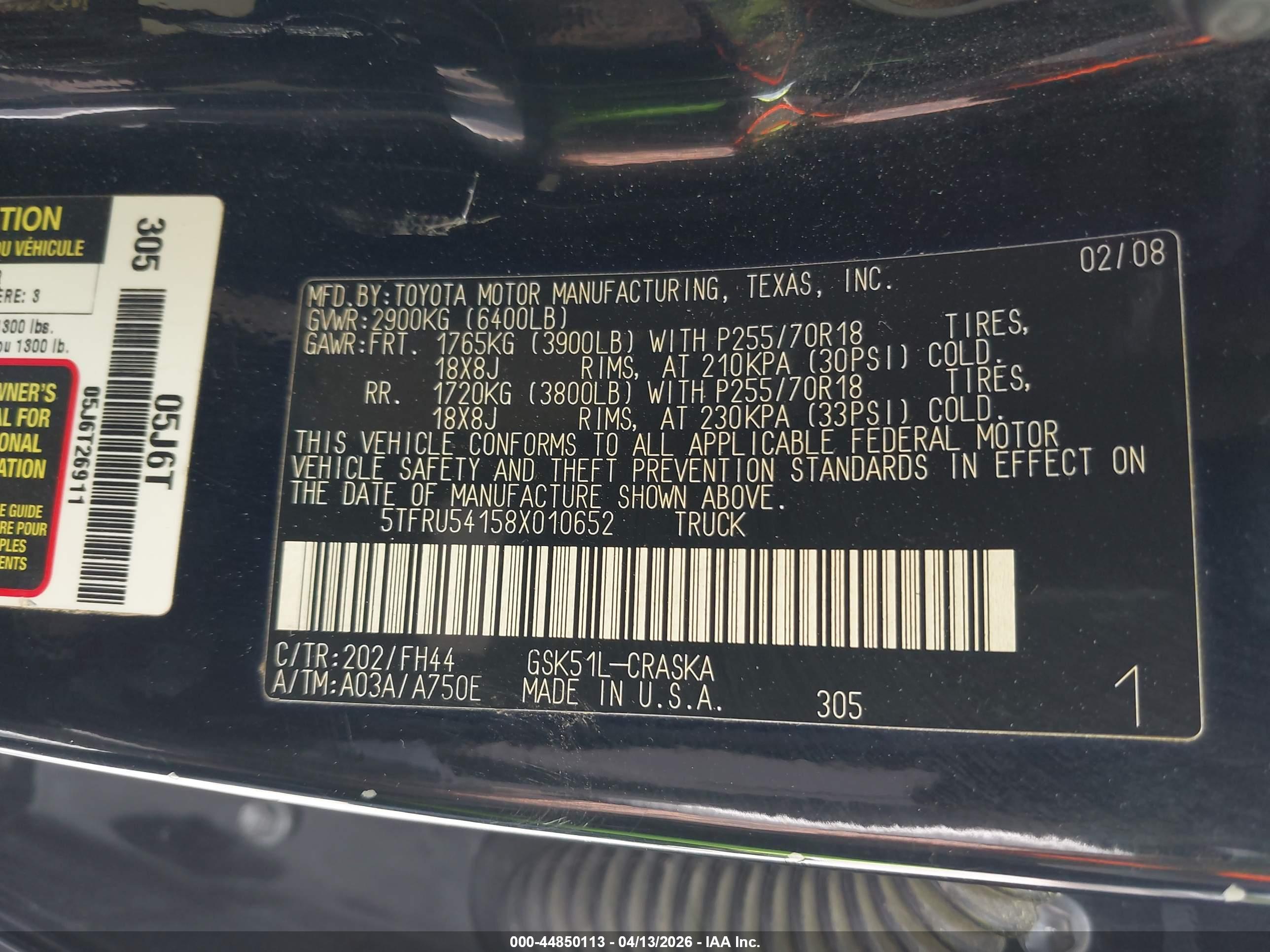 TOYOTA TUNDRA image 9