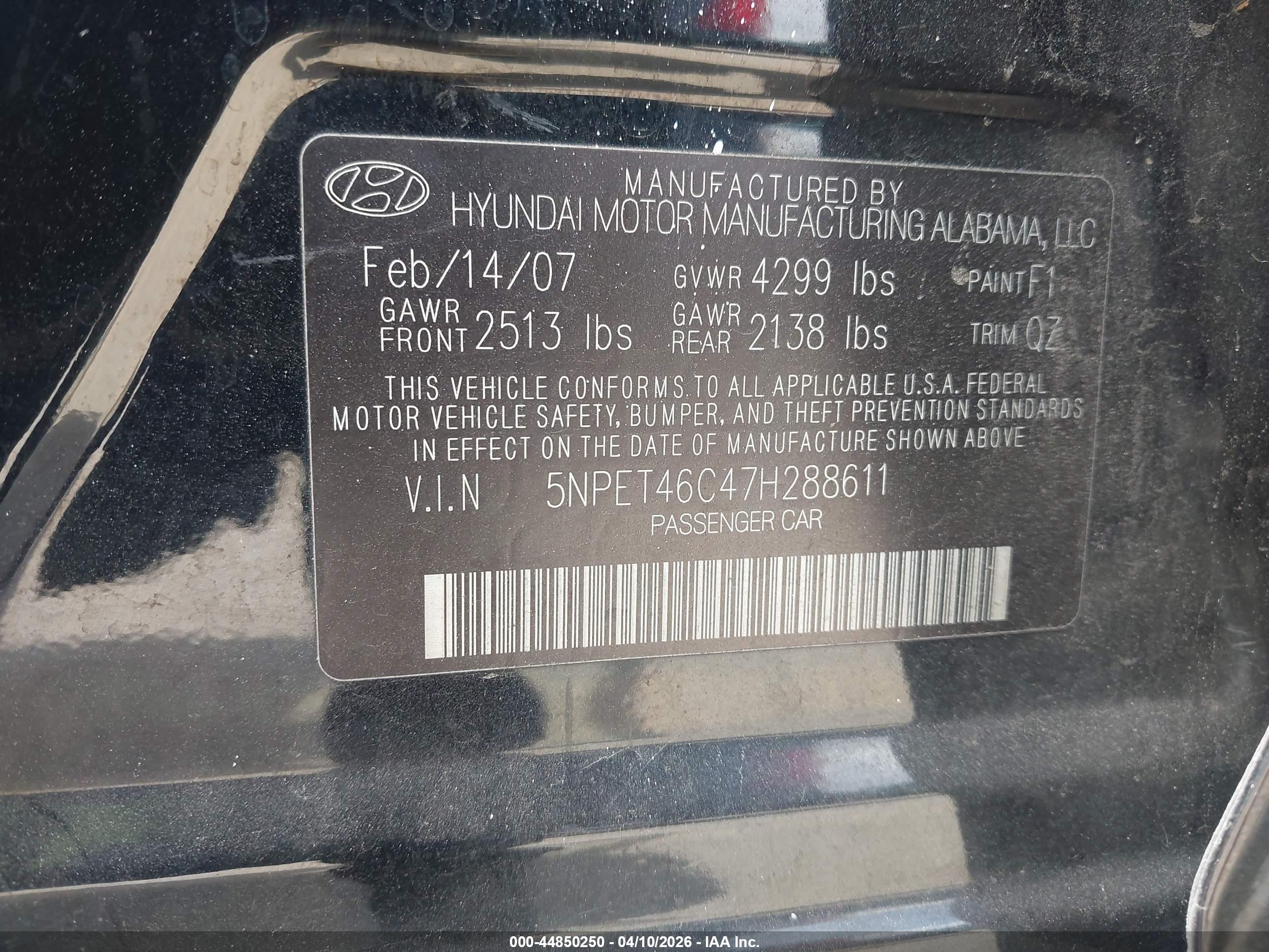 HYUNDAI SONATA image 9