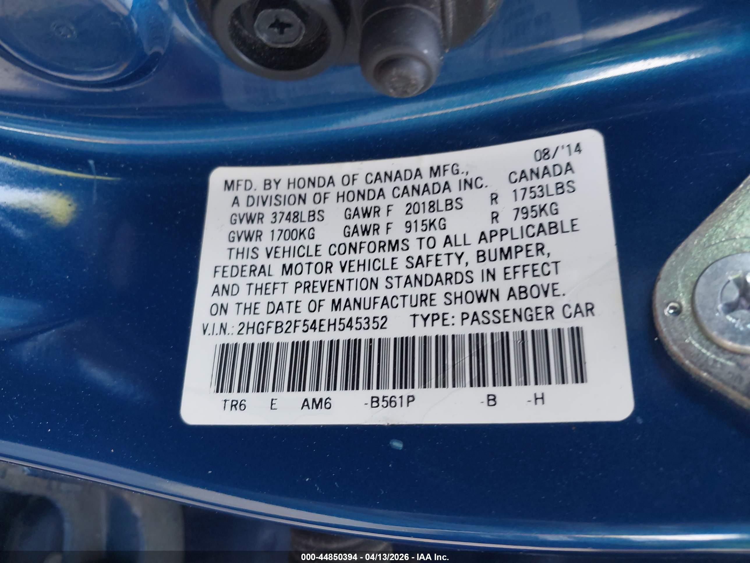 HONDA CIVIC image 9