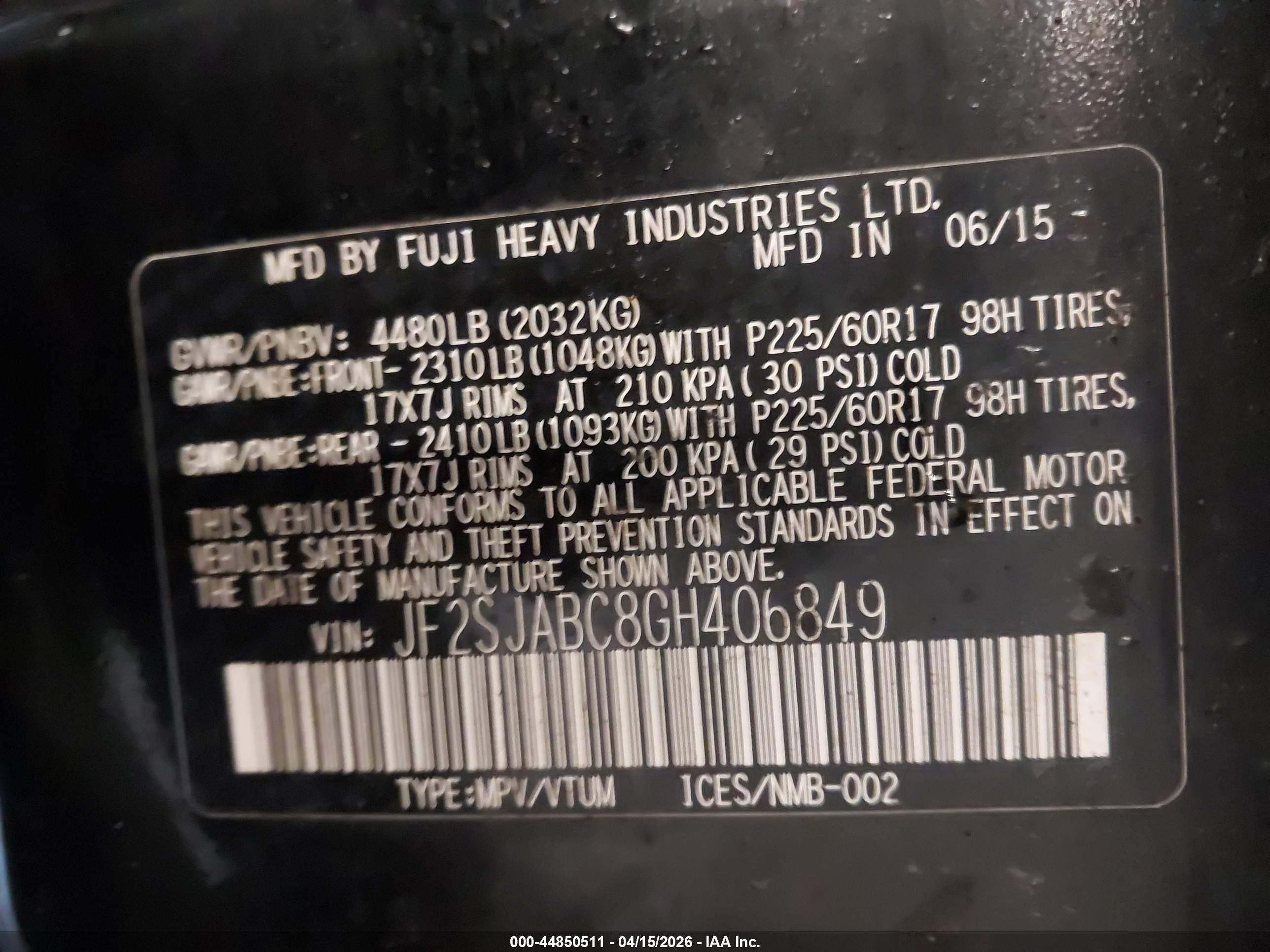 SUBARU FORESTER image 9