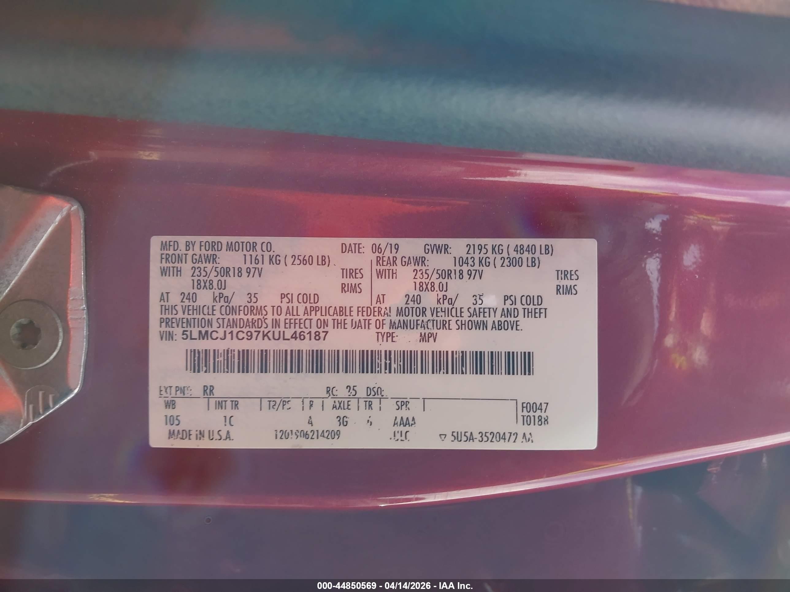 LINCOLN MKC image 9