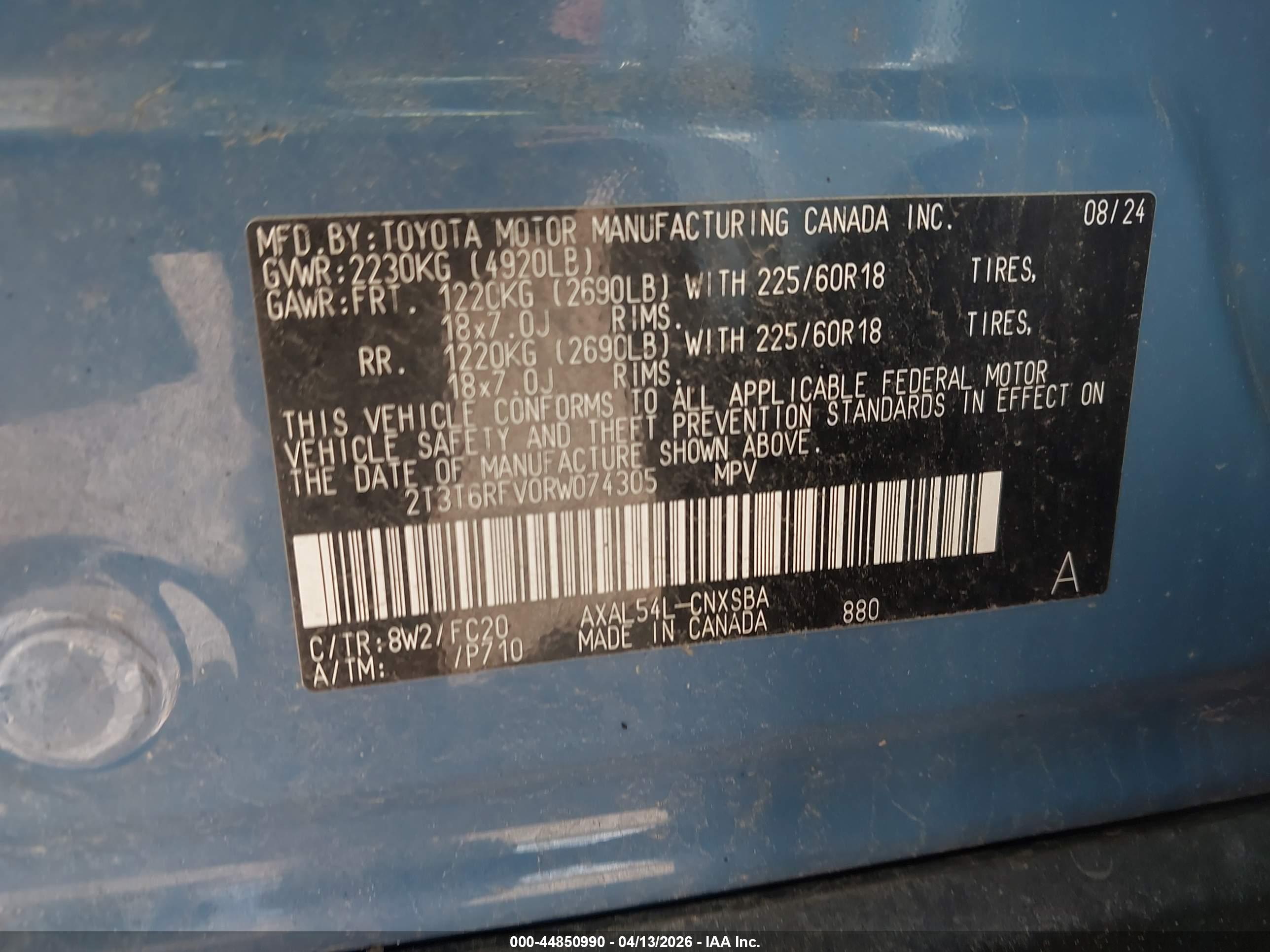 TOYOTA RAV4 image 9