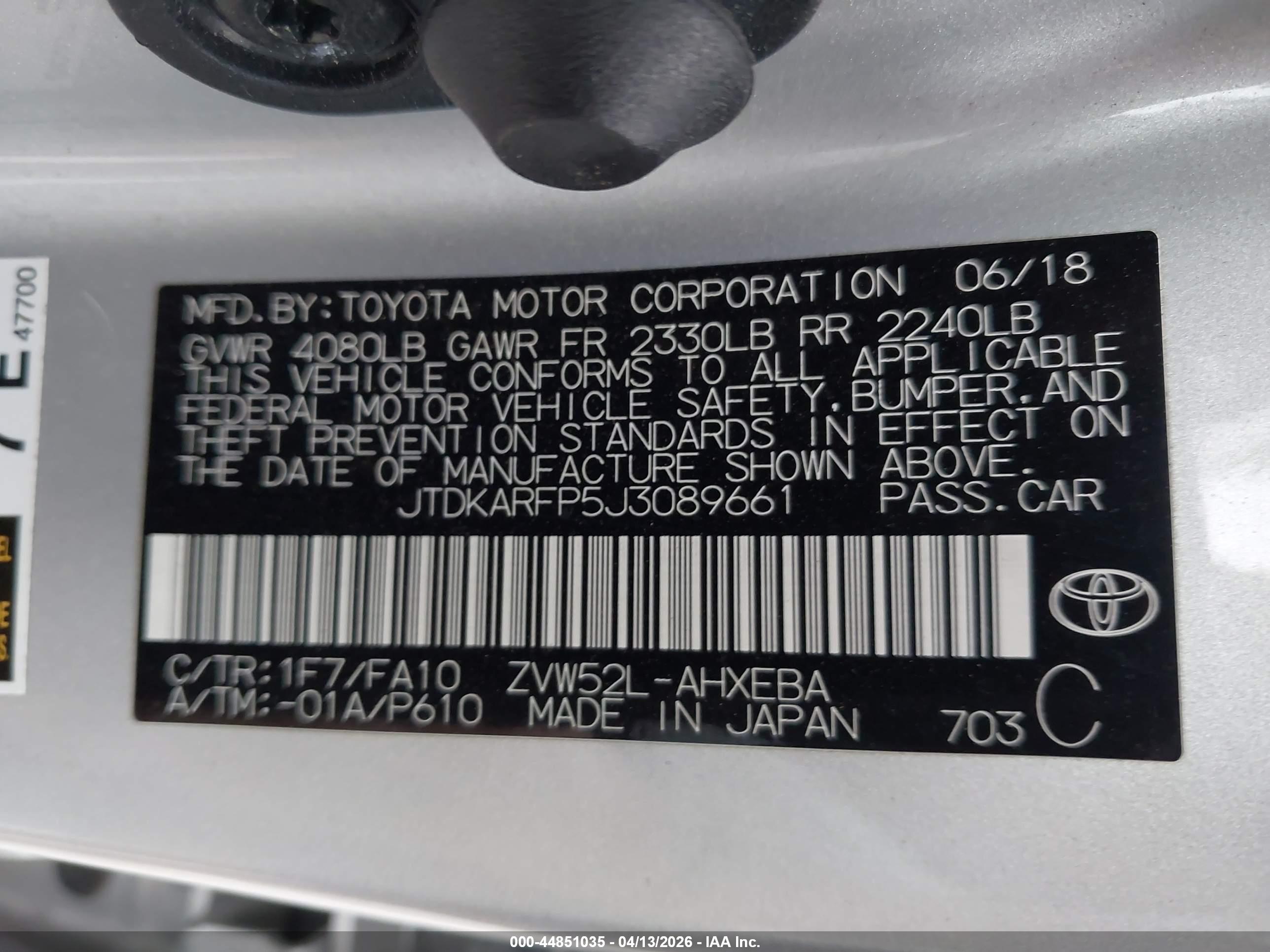 TOYOTA PRIUS image 9