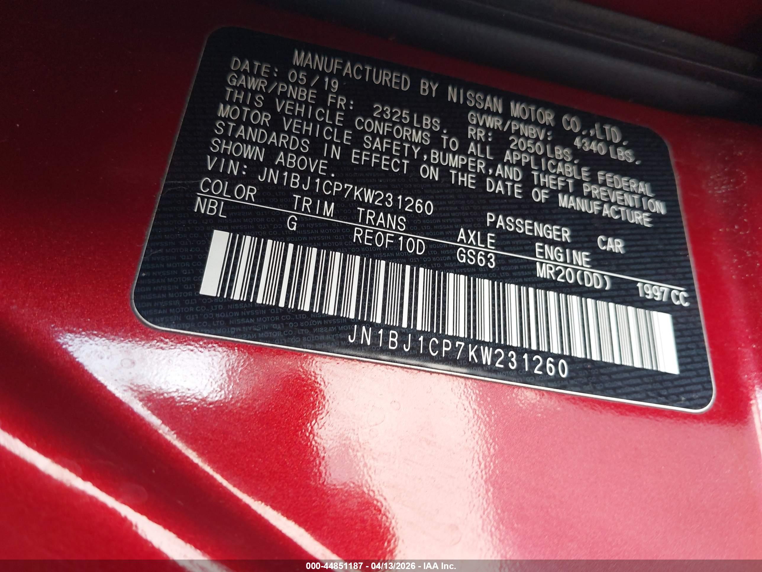 NISSAN ROGUE image 9