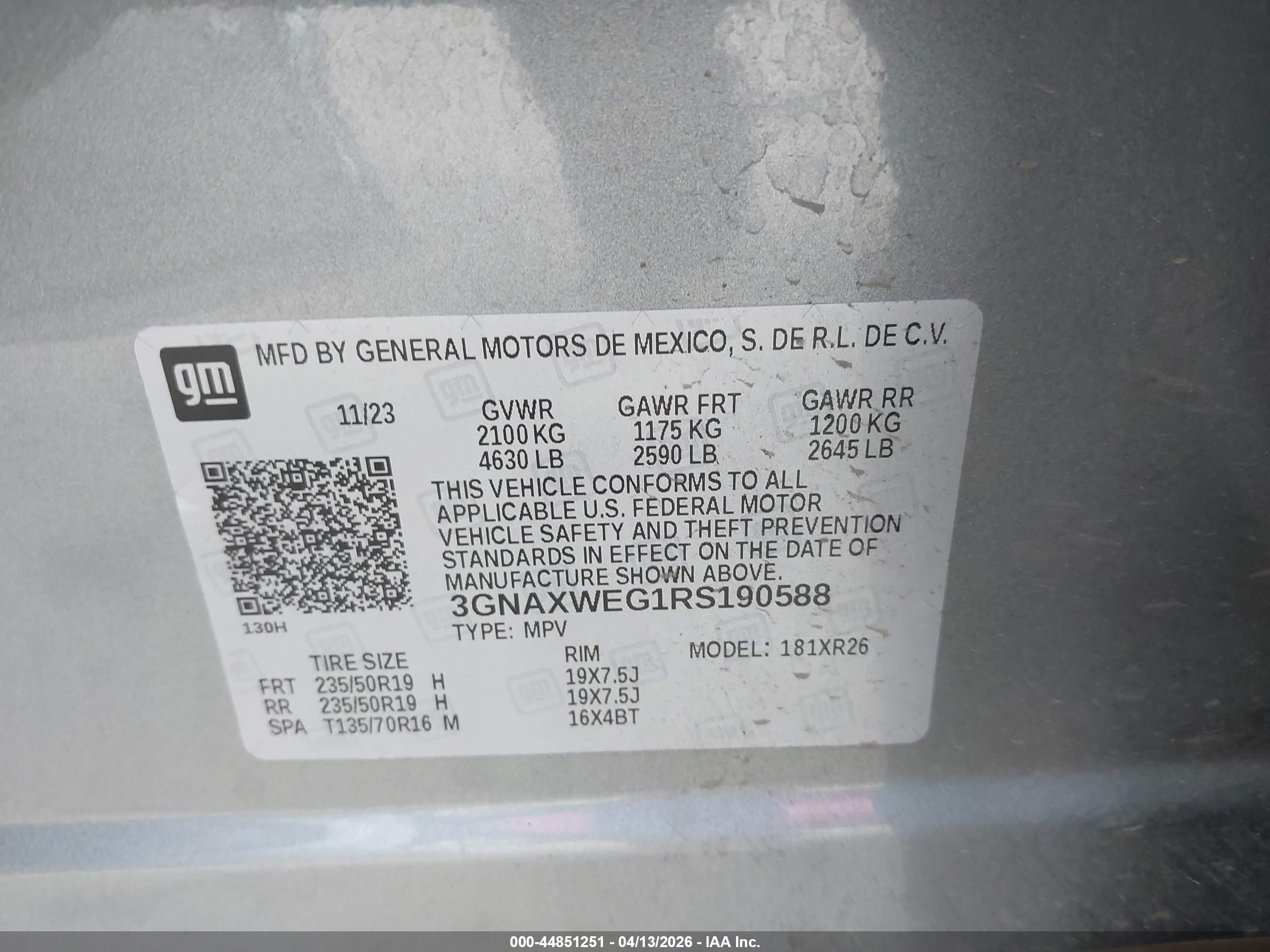 CHEVROLET EQUINOX image 9