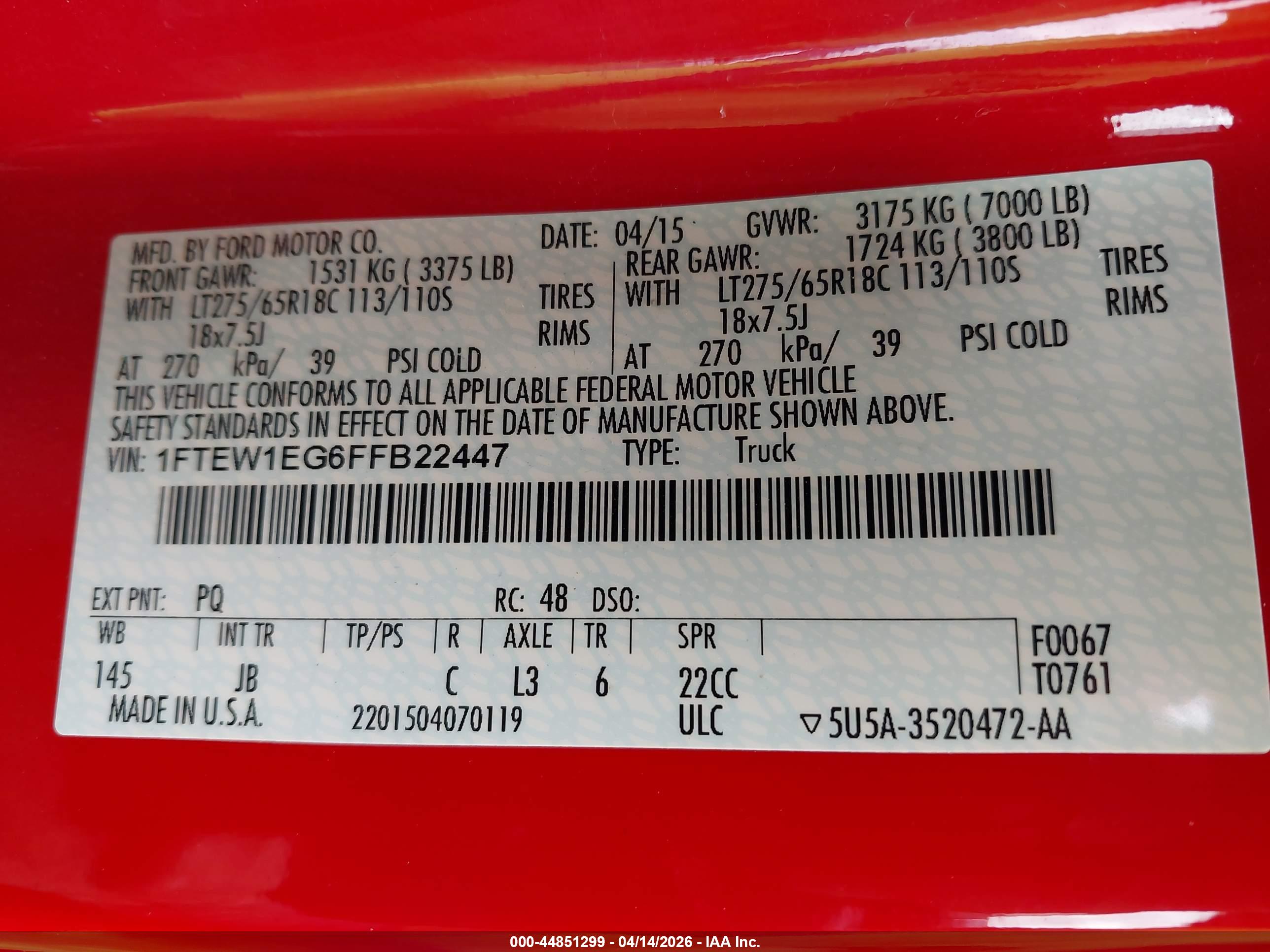 FORD F-150 image 9