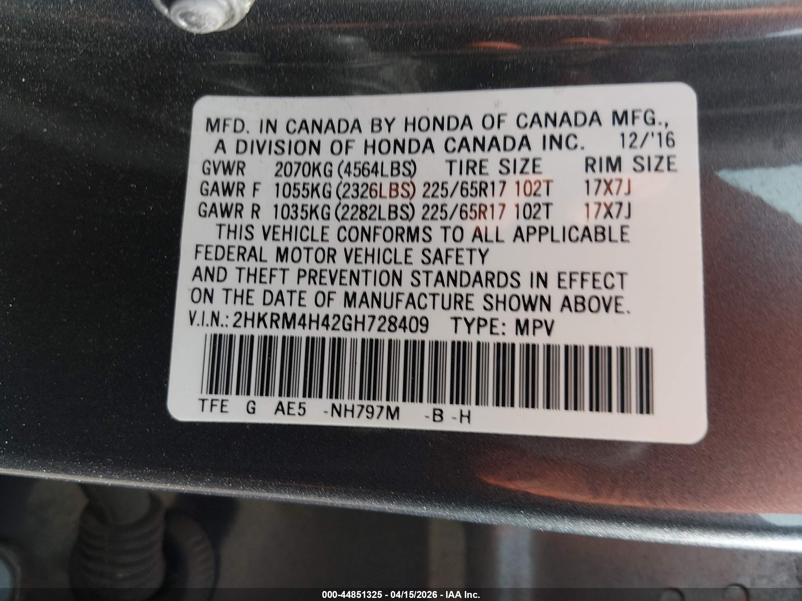 HONDA CR-V image 9