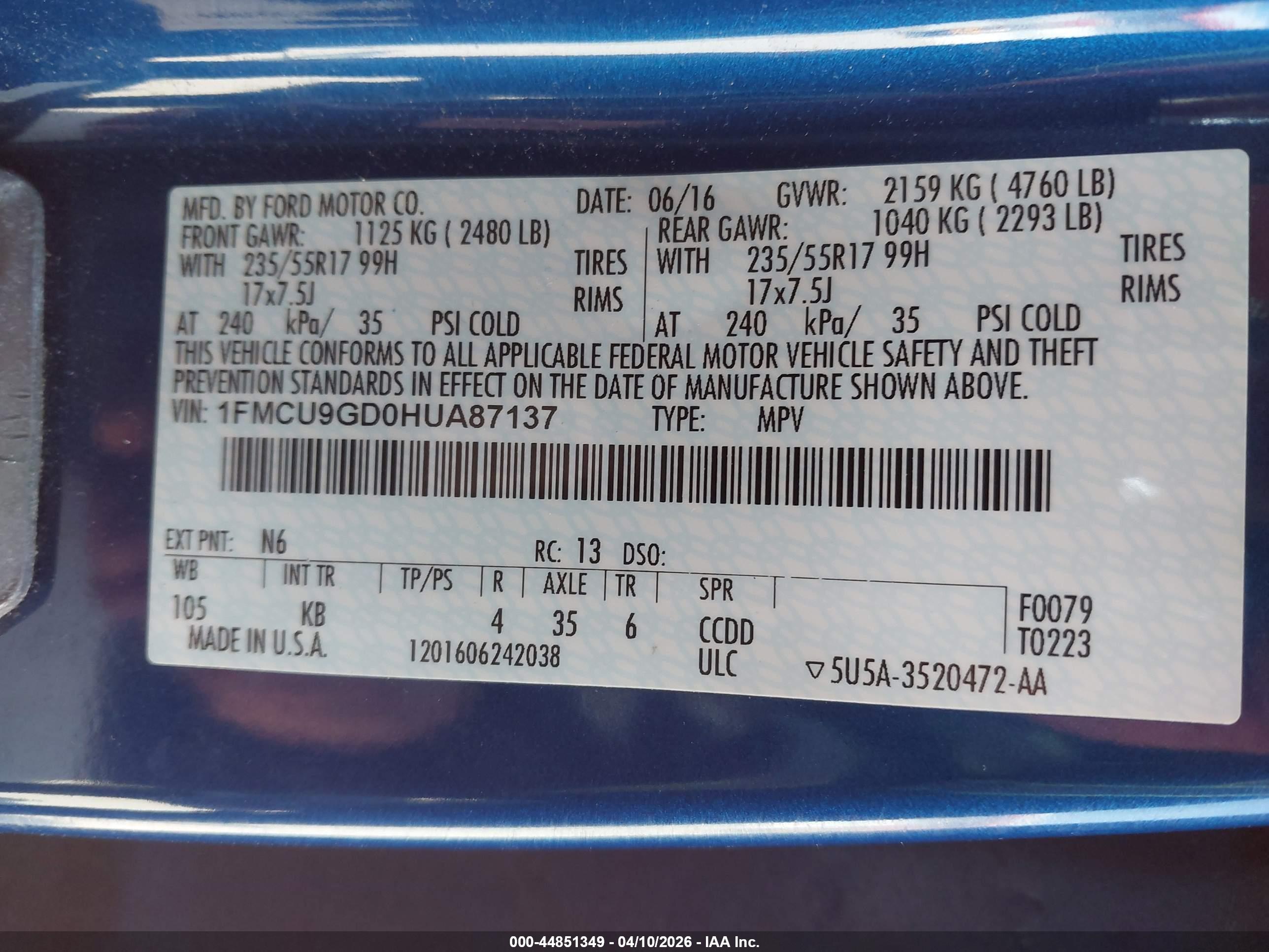 FORD ESCAPE image 9