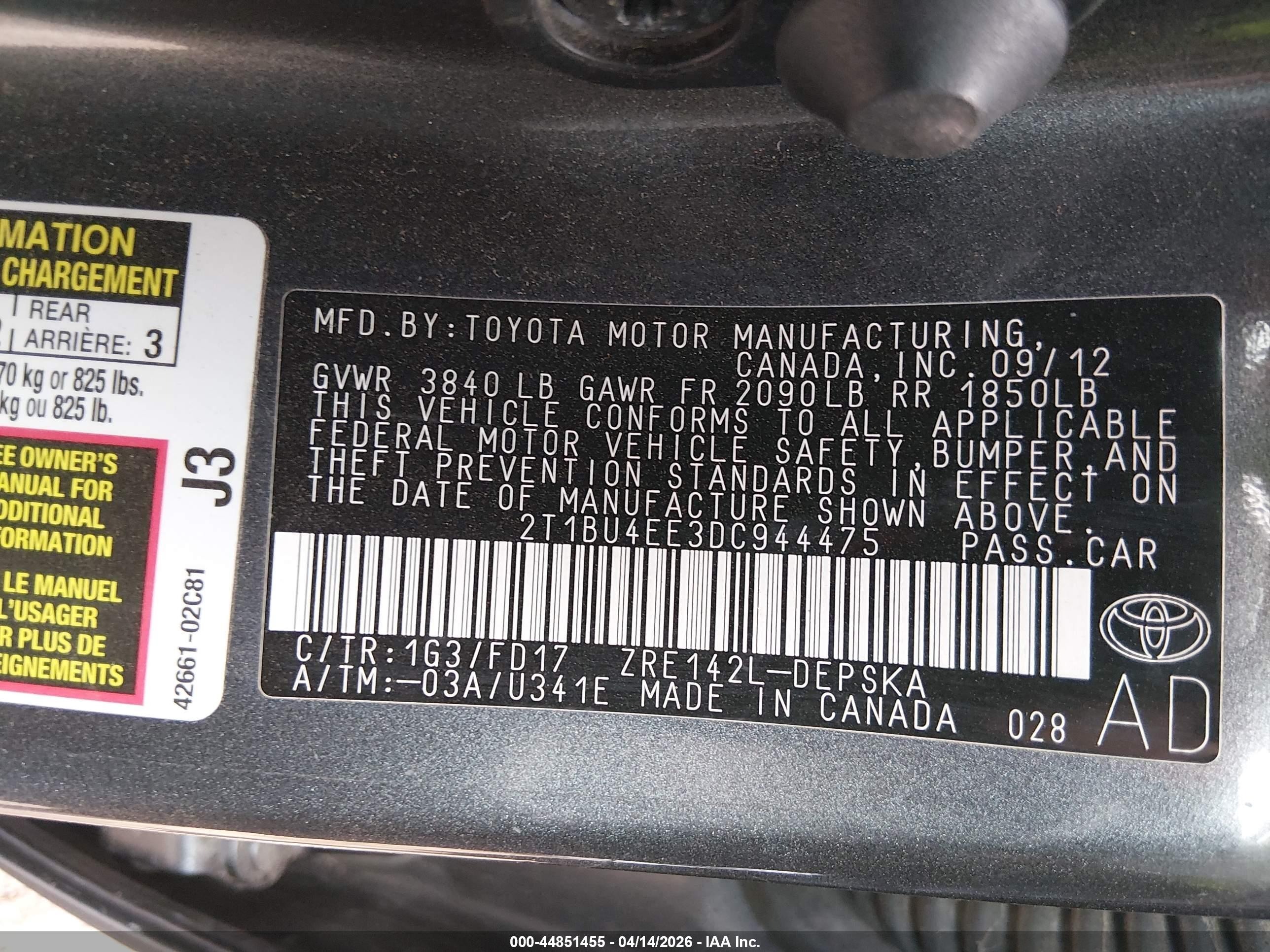 TOYOTA COROLLA image 9