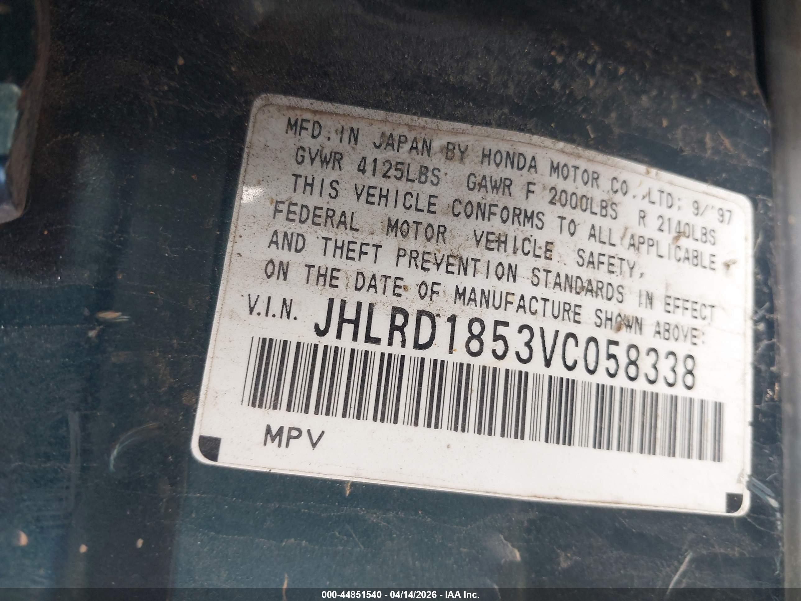 HONDA CR-V image 9