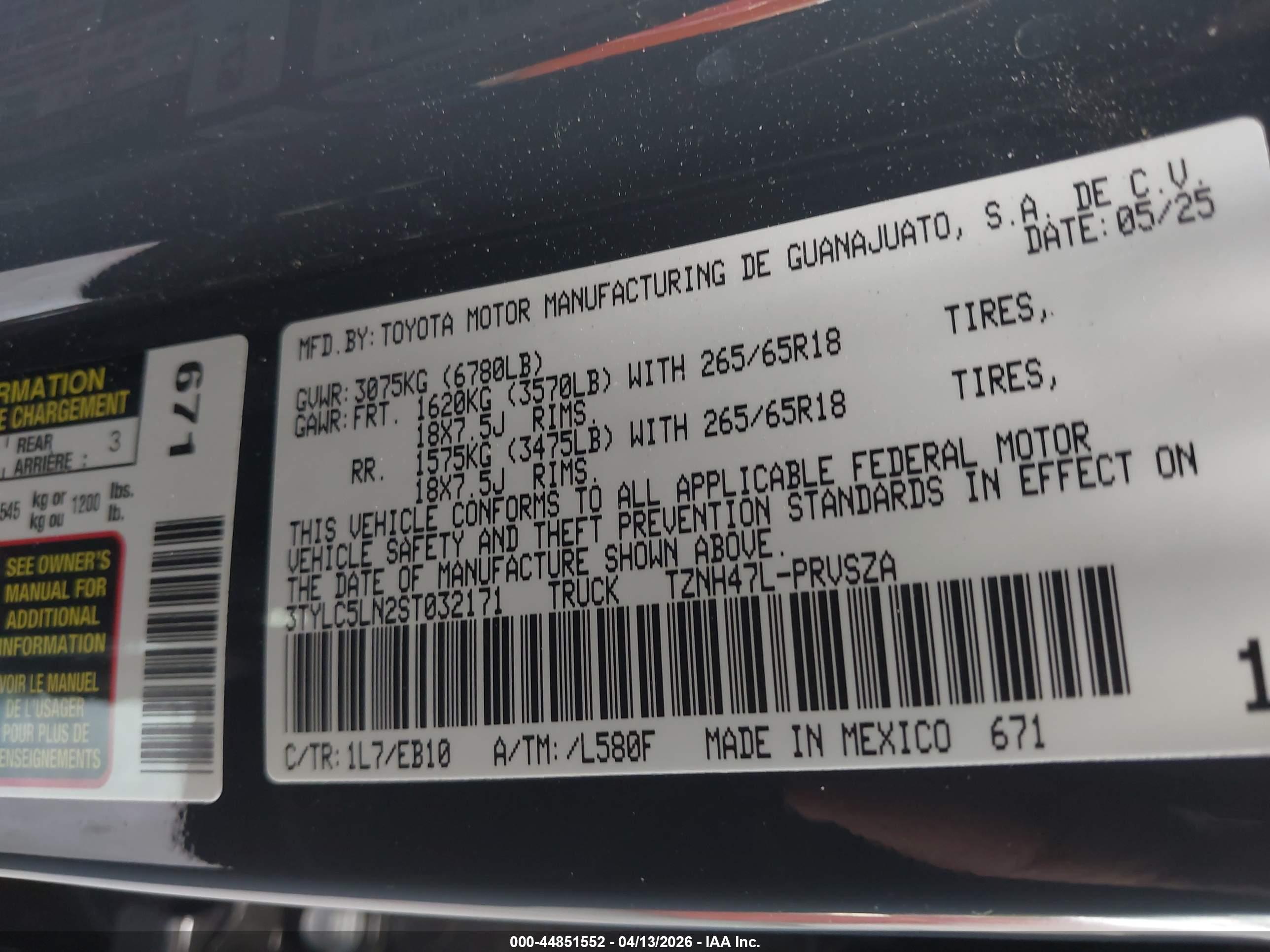 TOYOTA TACOMA image 9