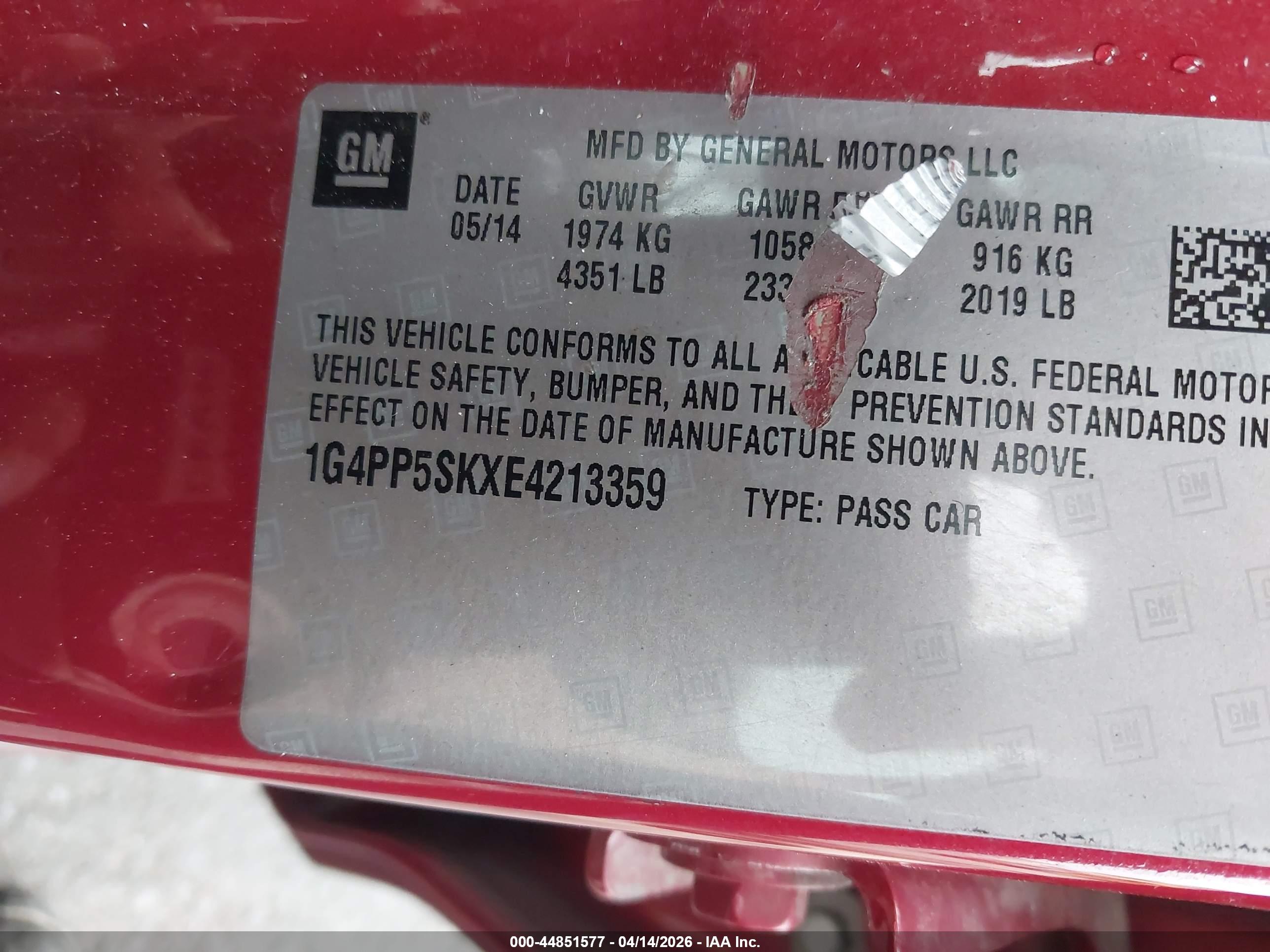 BUICK VERANO image 9
