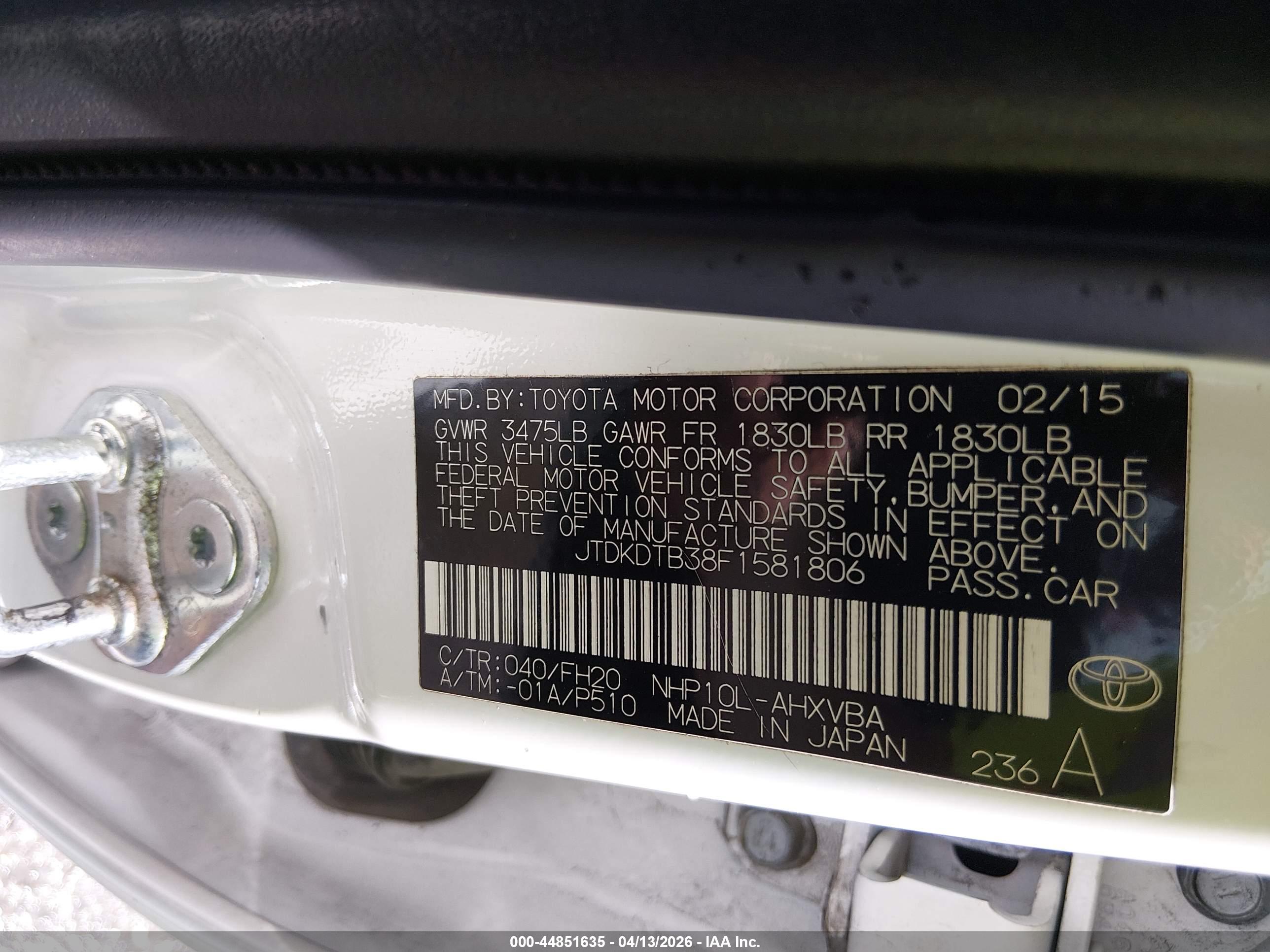 TOYOTA PRIUS image 9