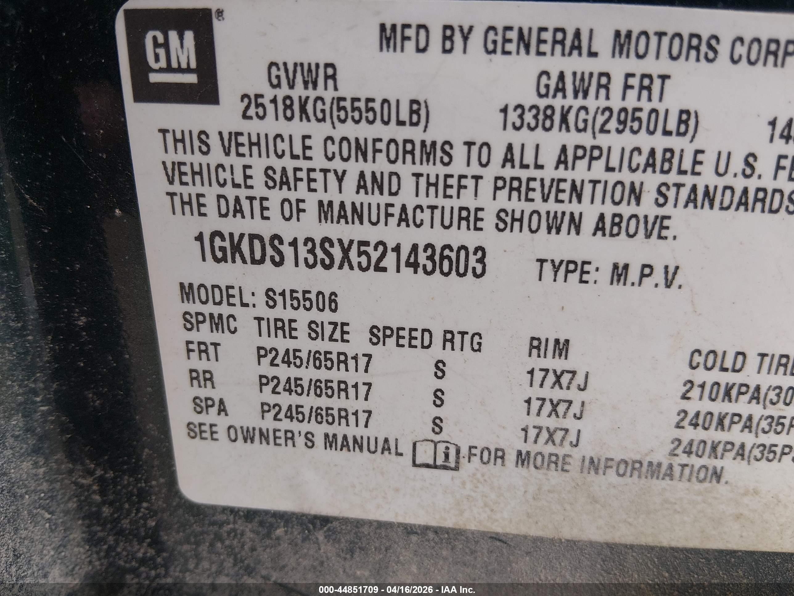 GMC ENVOY image 9