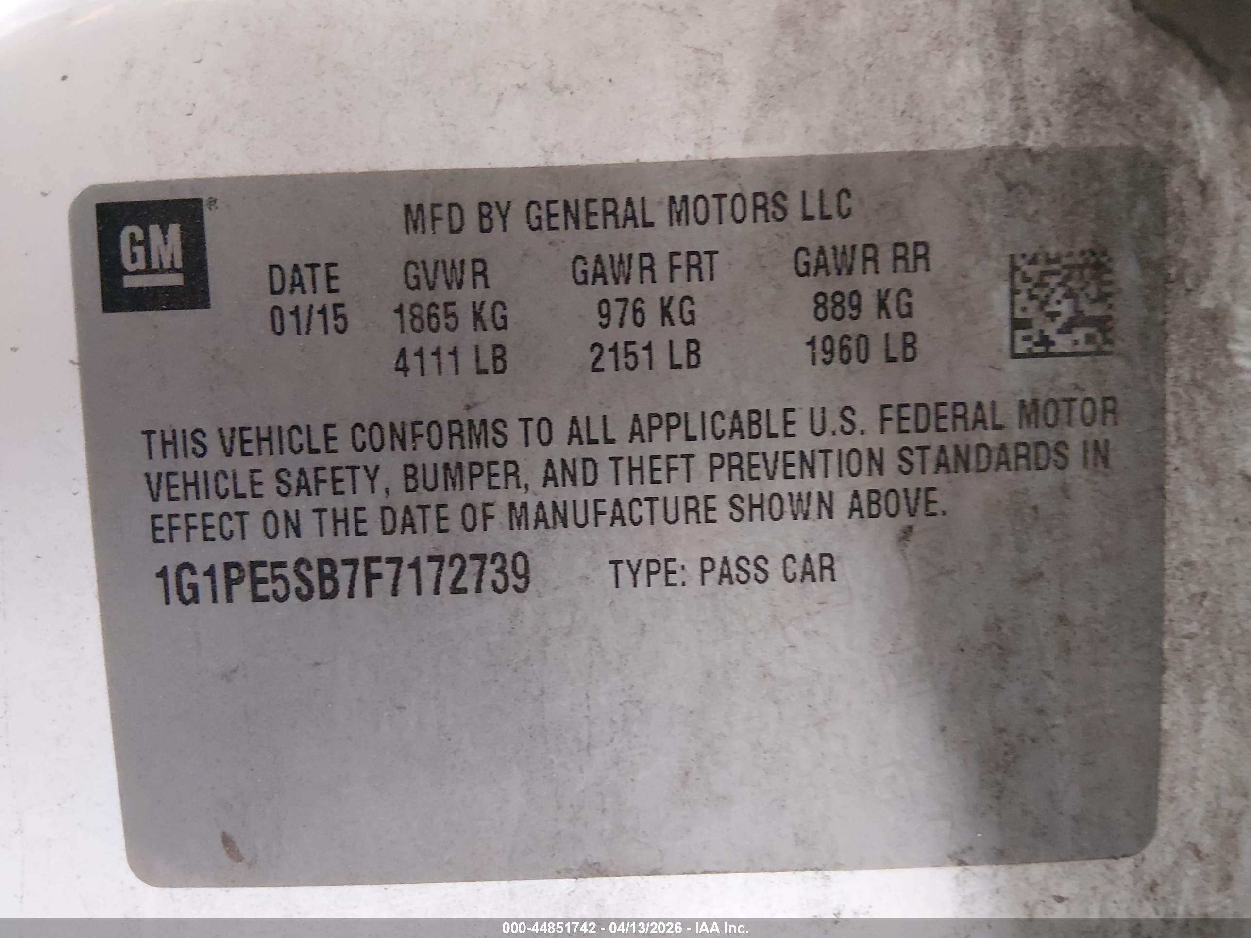 CHEVROLET CRUZE image 9