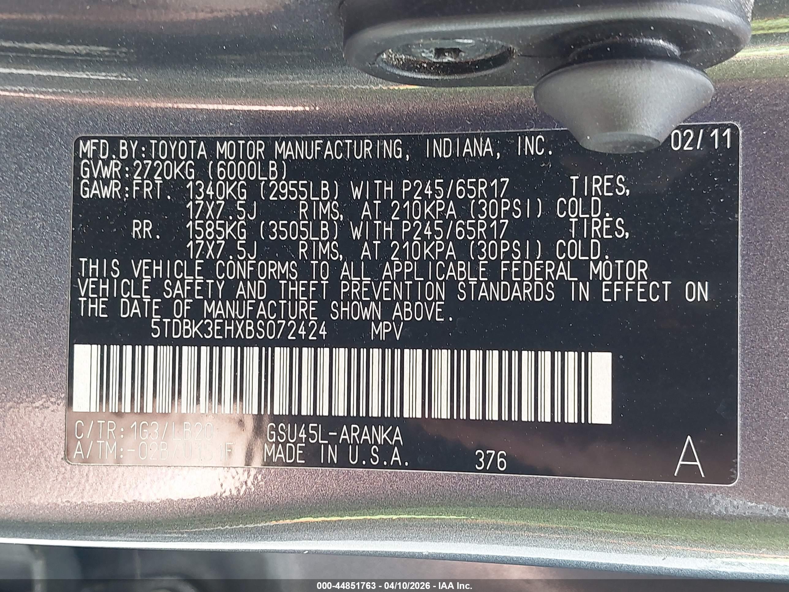 TOYOTA HIGHLANDER image 9