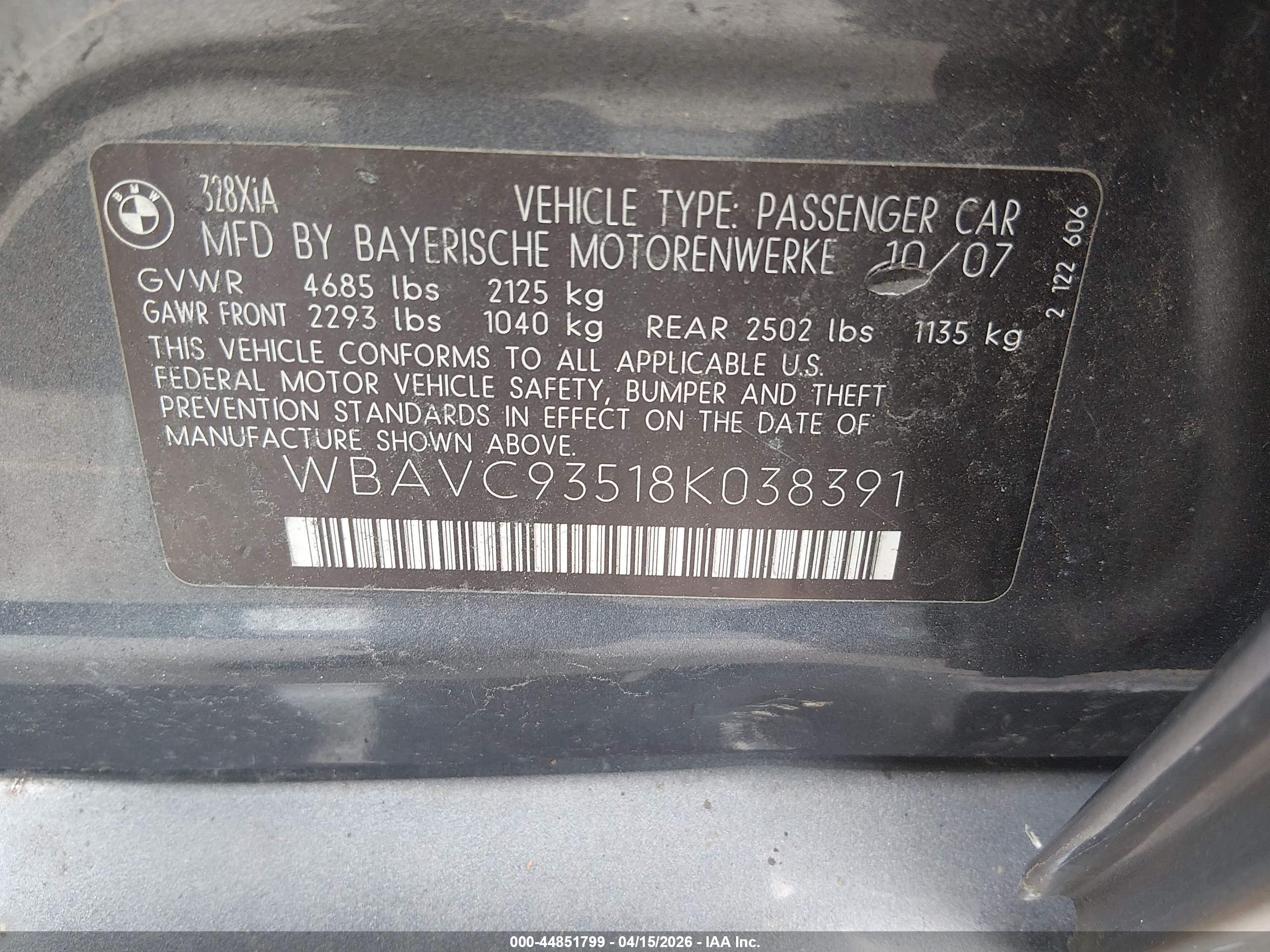 BMW 328XI image 9