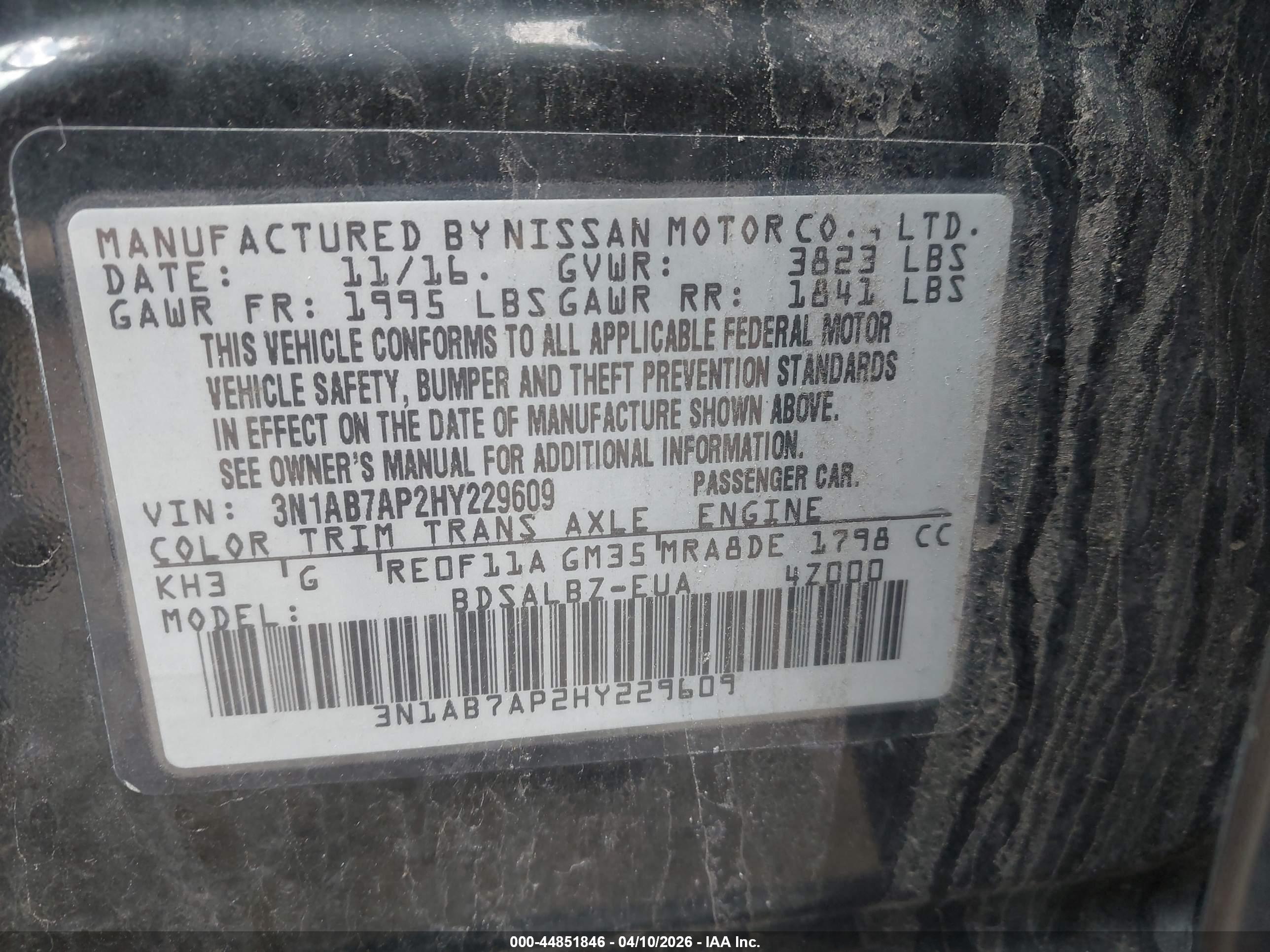 NISSAN SENTRA image 9