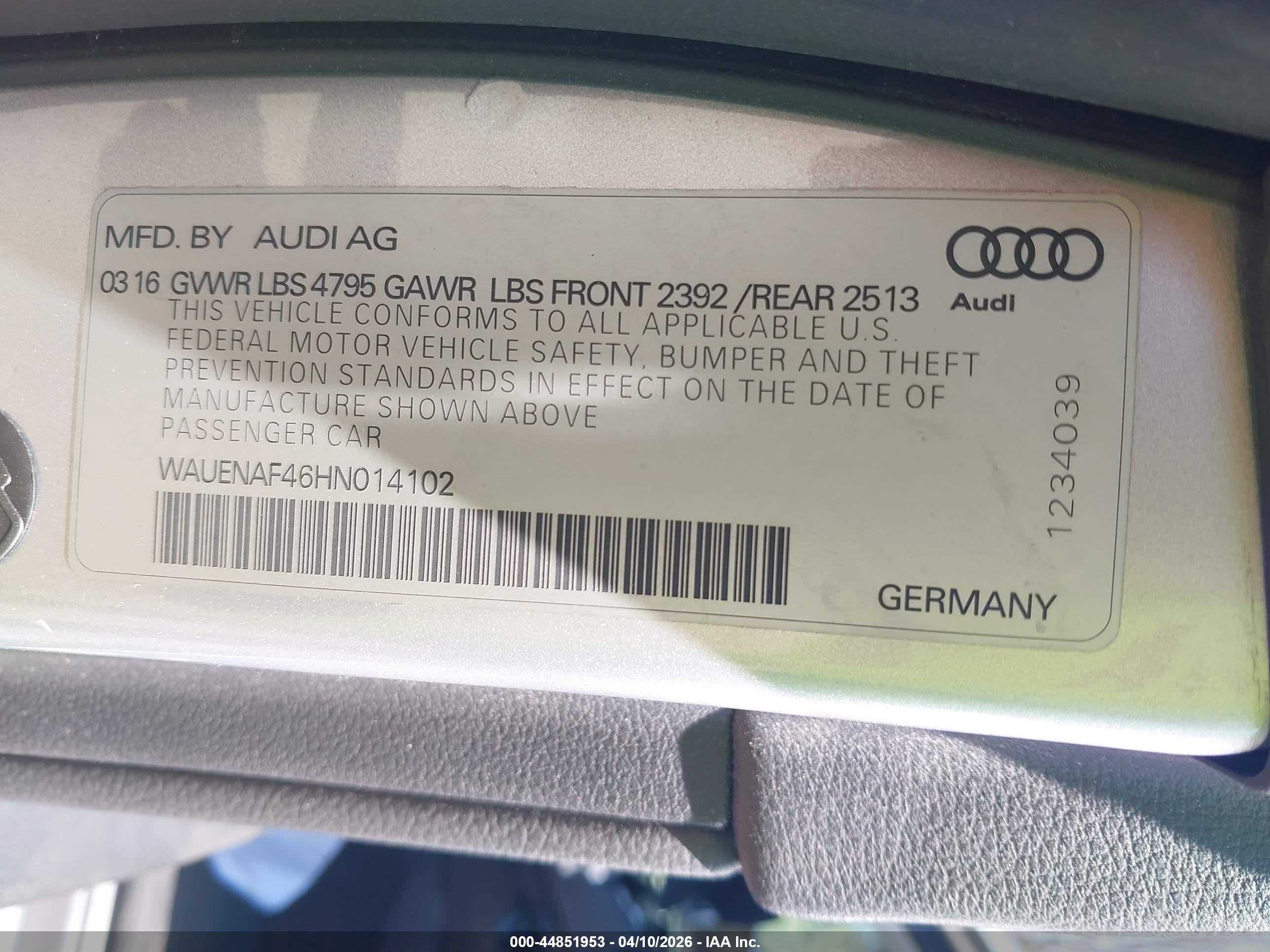 AUDI A4 image 9