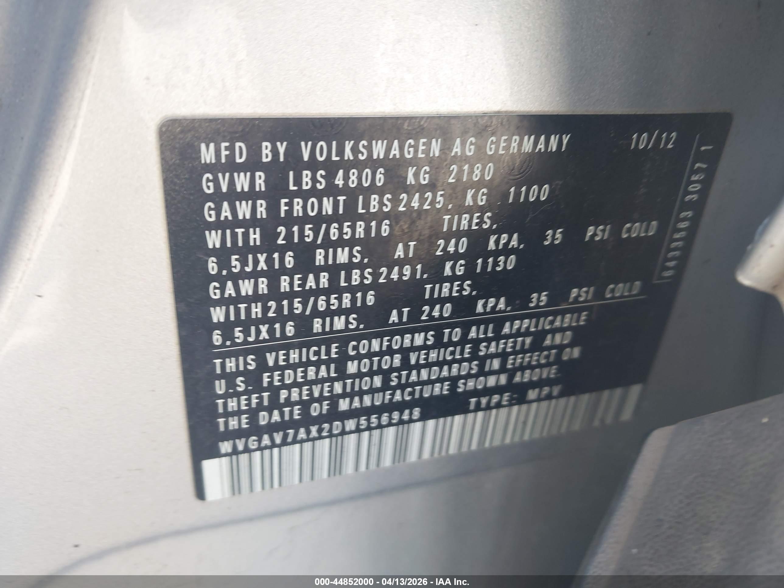 VOLKSWAGEN TIGUAN image 9