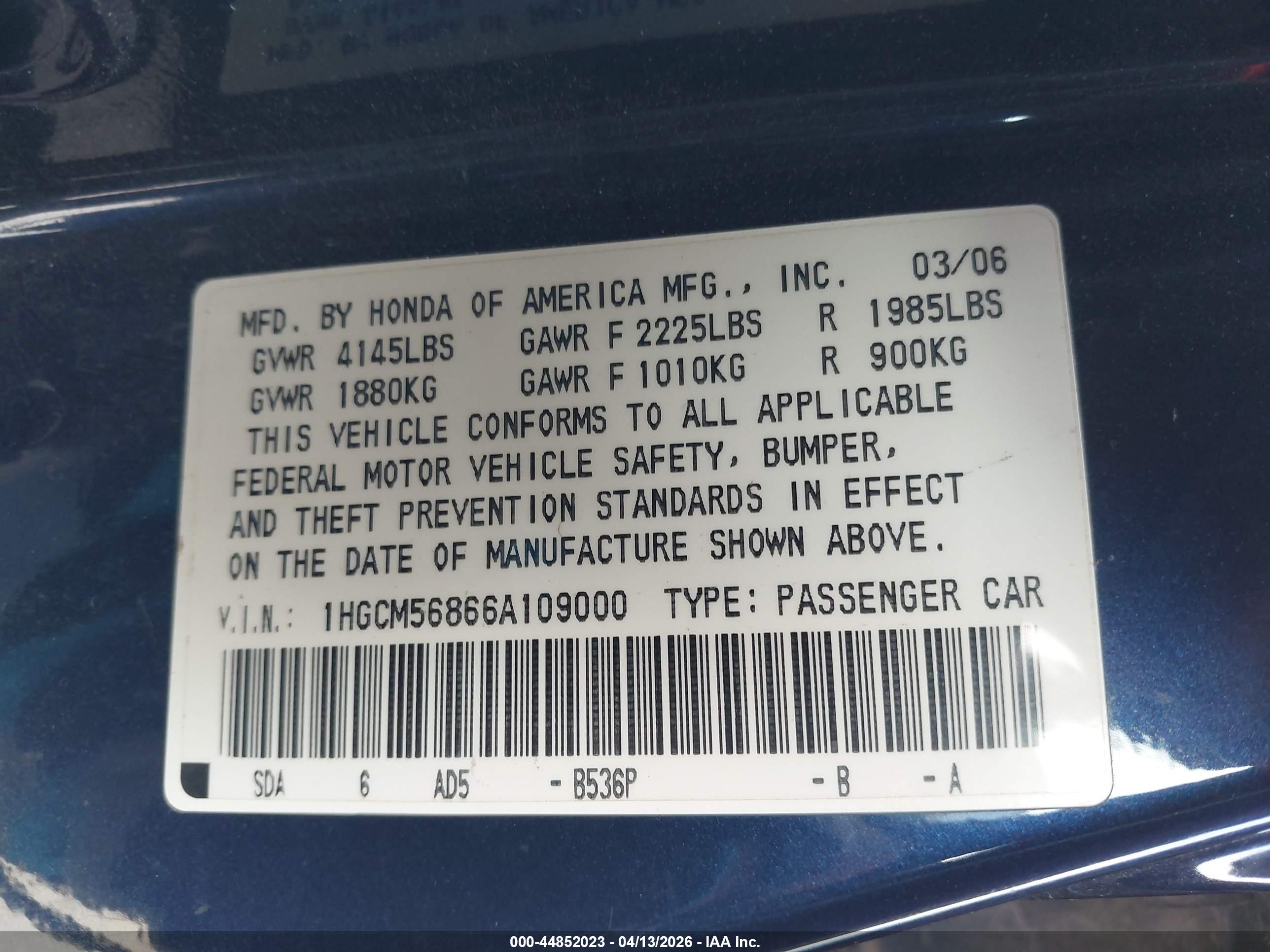 HONDA ACCORD image 9