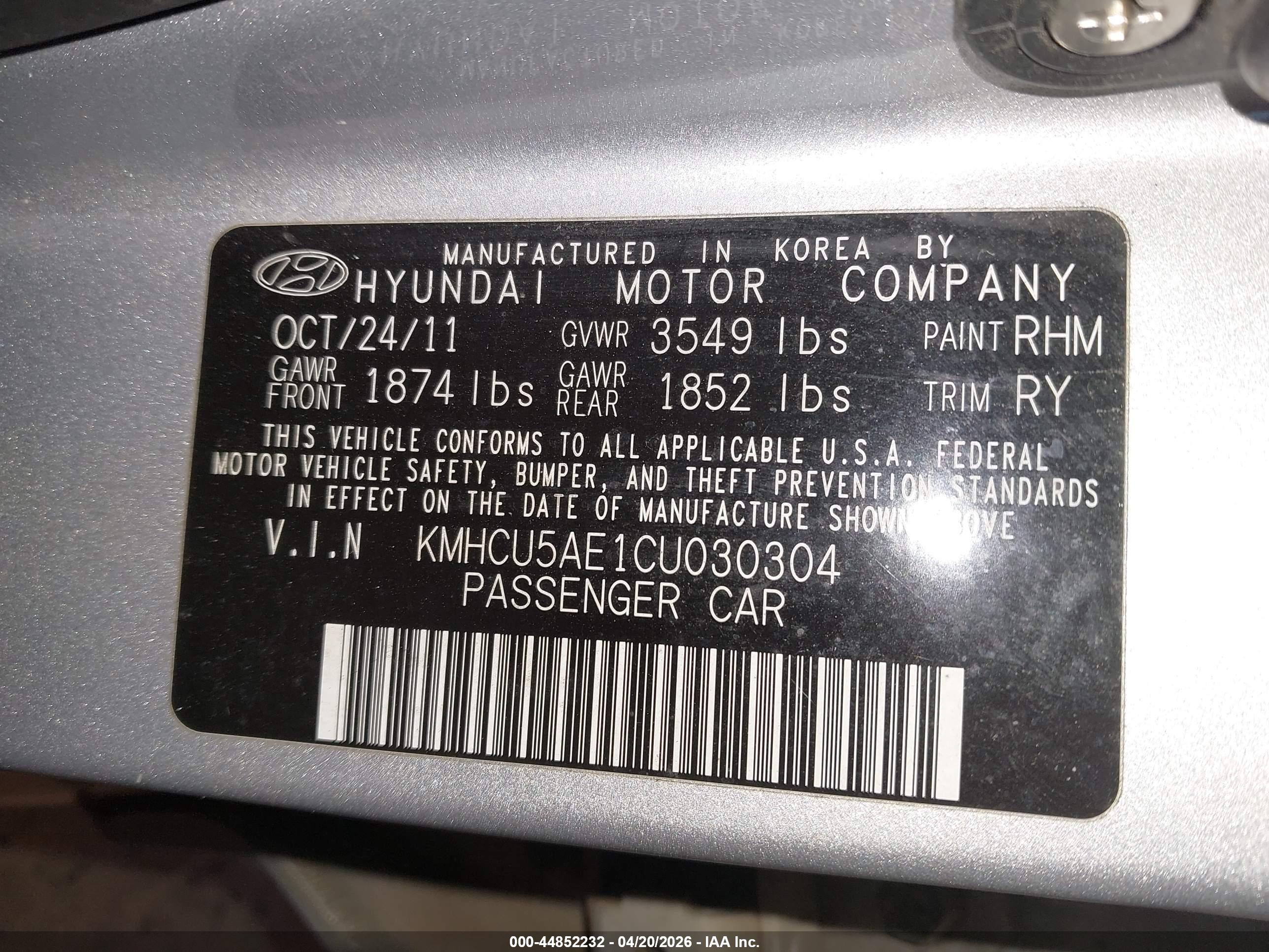 HYUNDAI ACCENT image 9