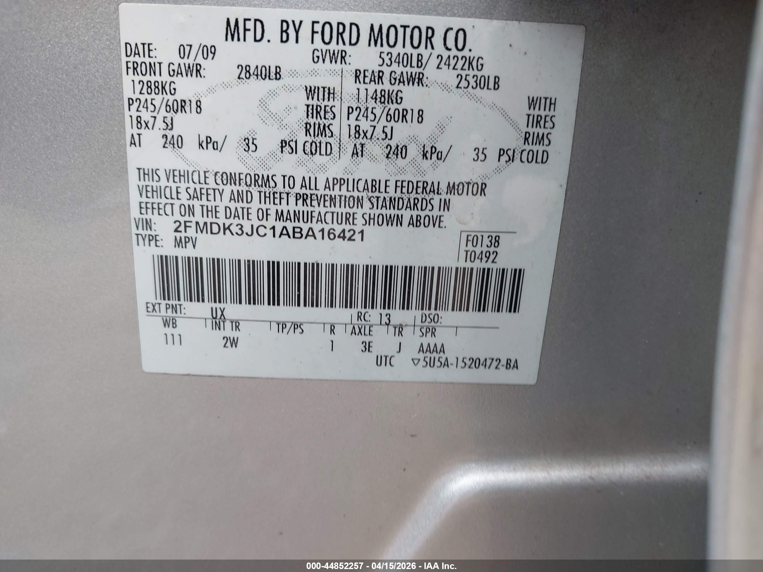 FORD EDGE image 9